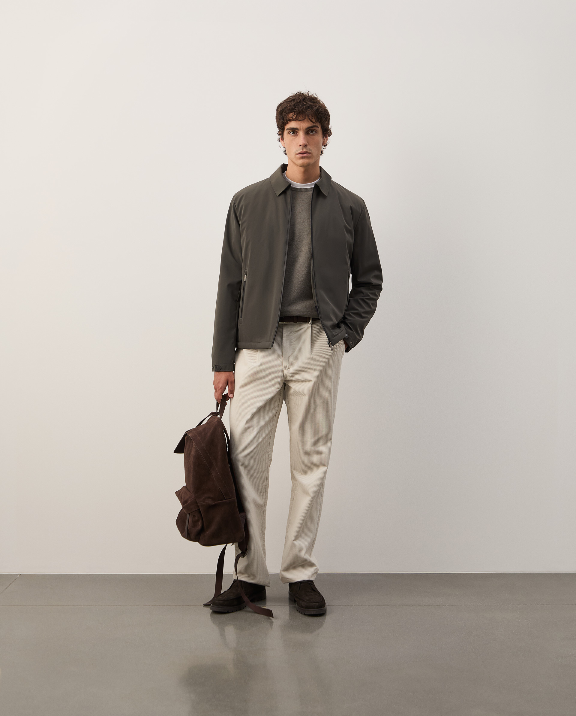 Padded nylon jacket