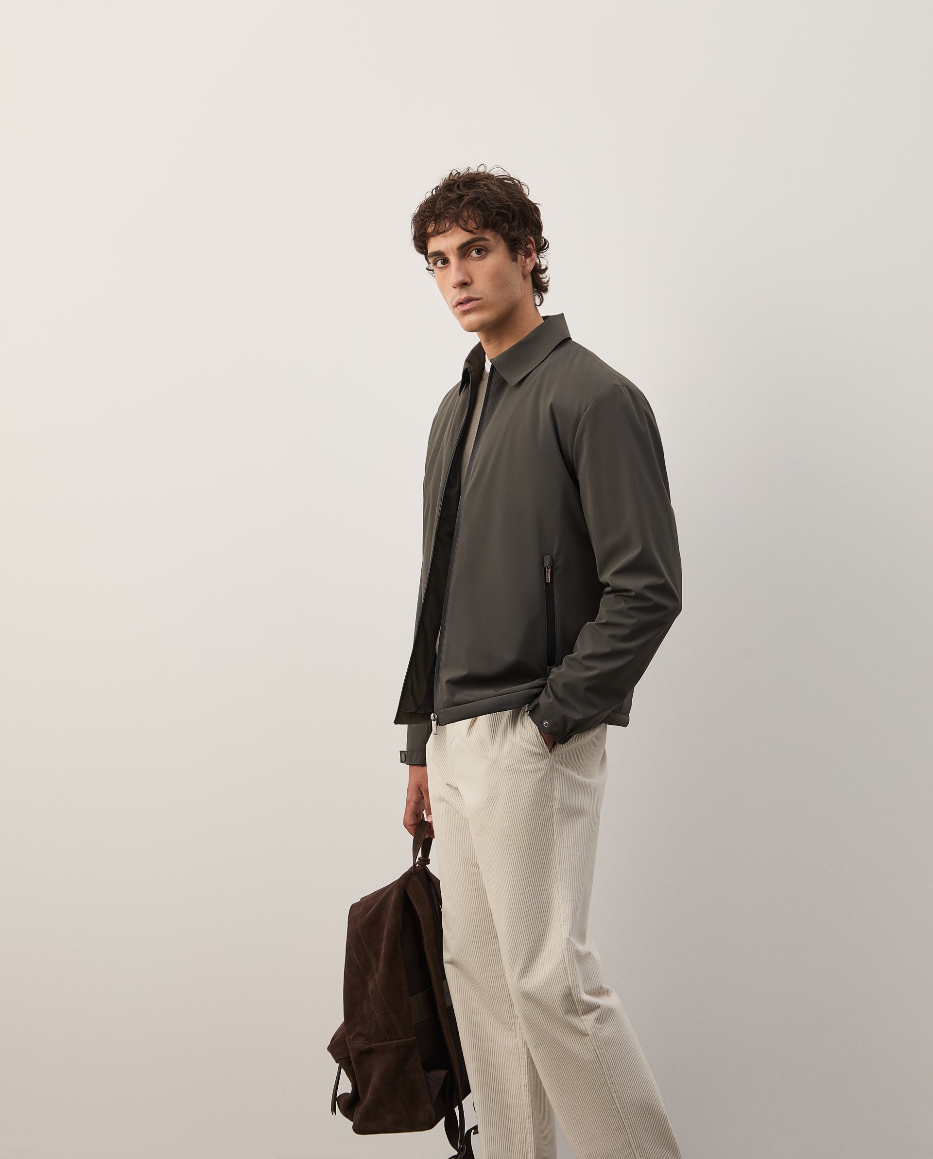 Padded nylon jacket