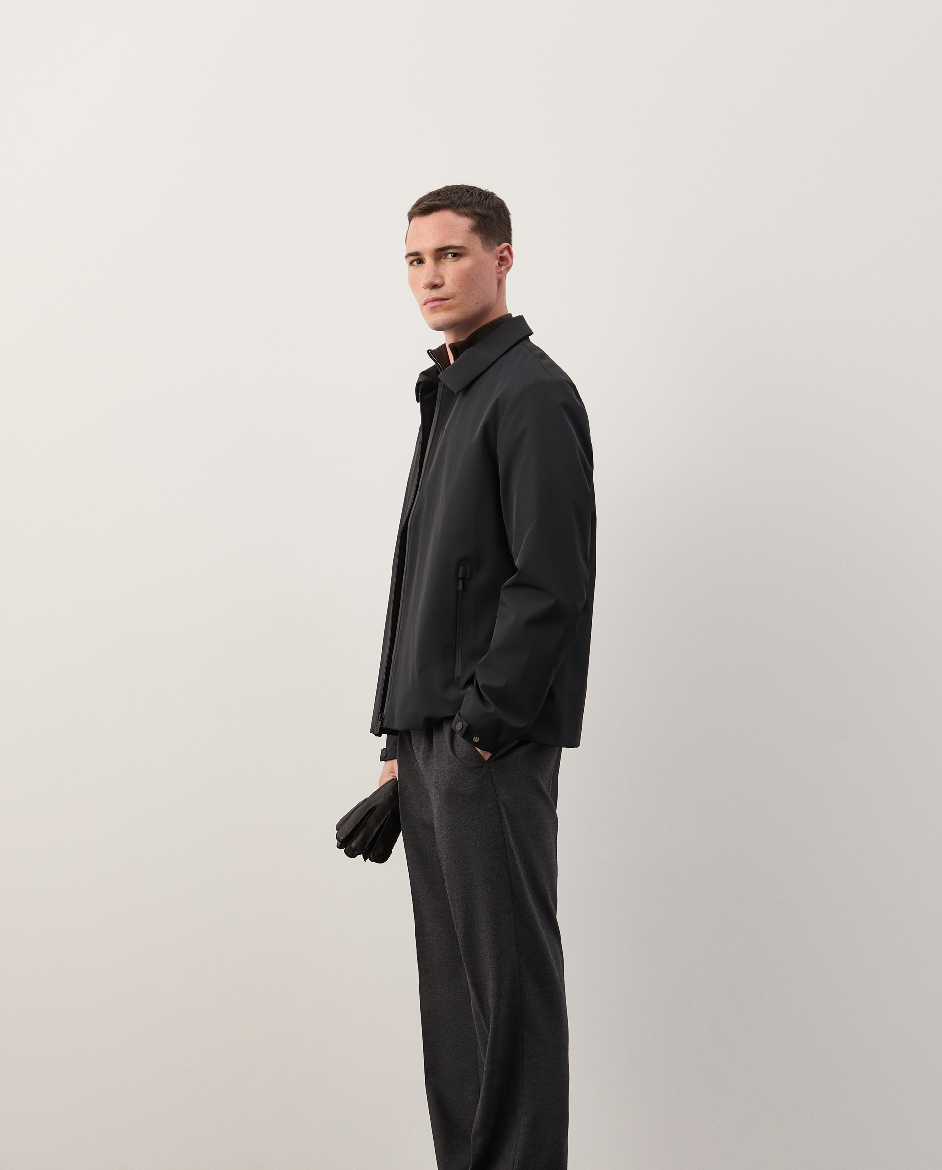 Padded nylon jacket