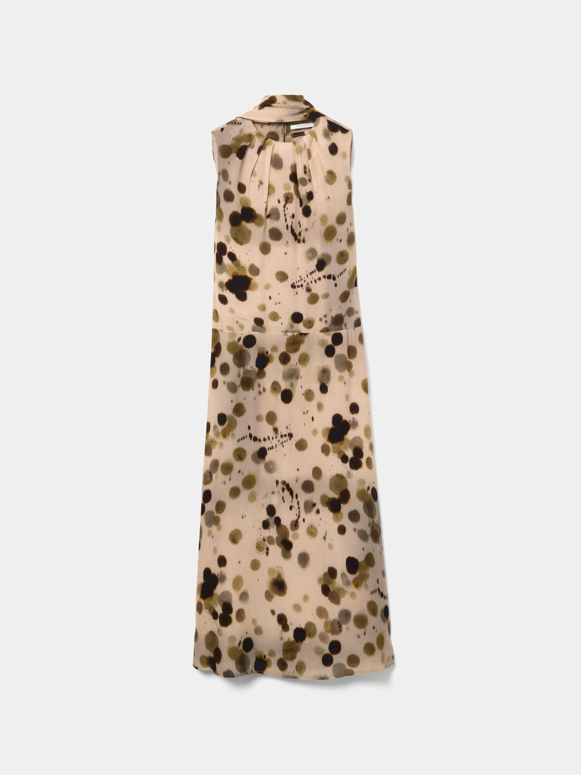 Vestido comprido estampado