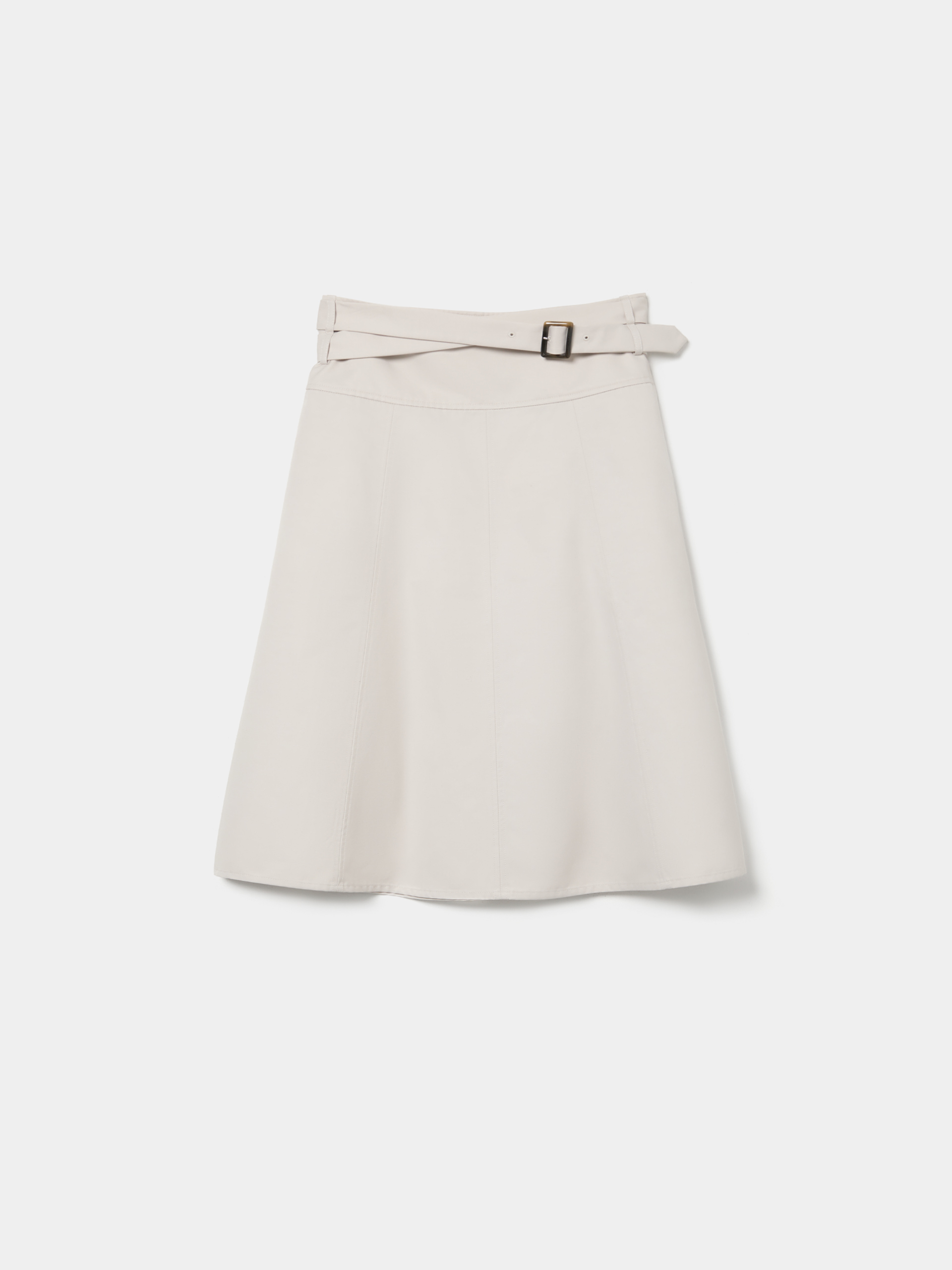 Falda midi acampanada