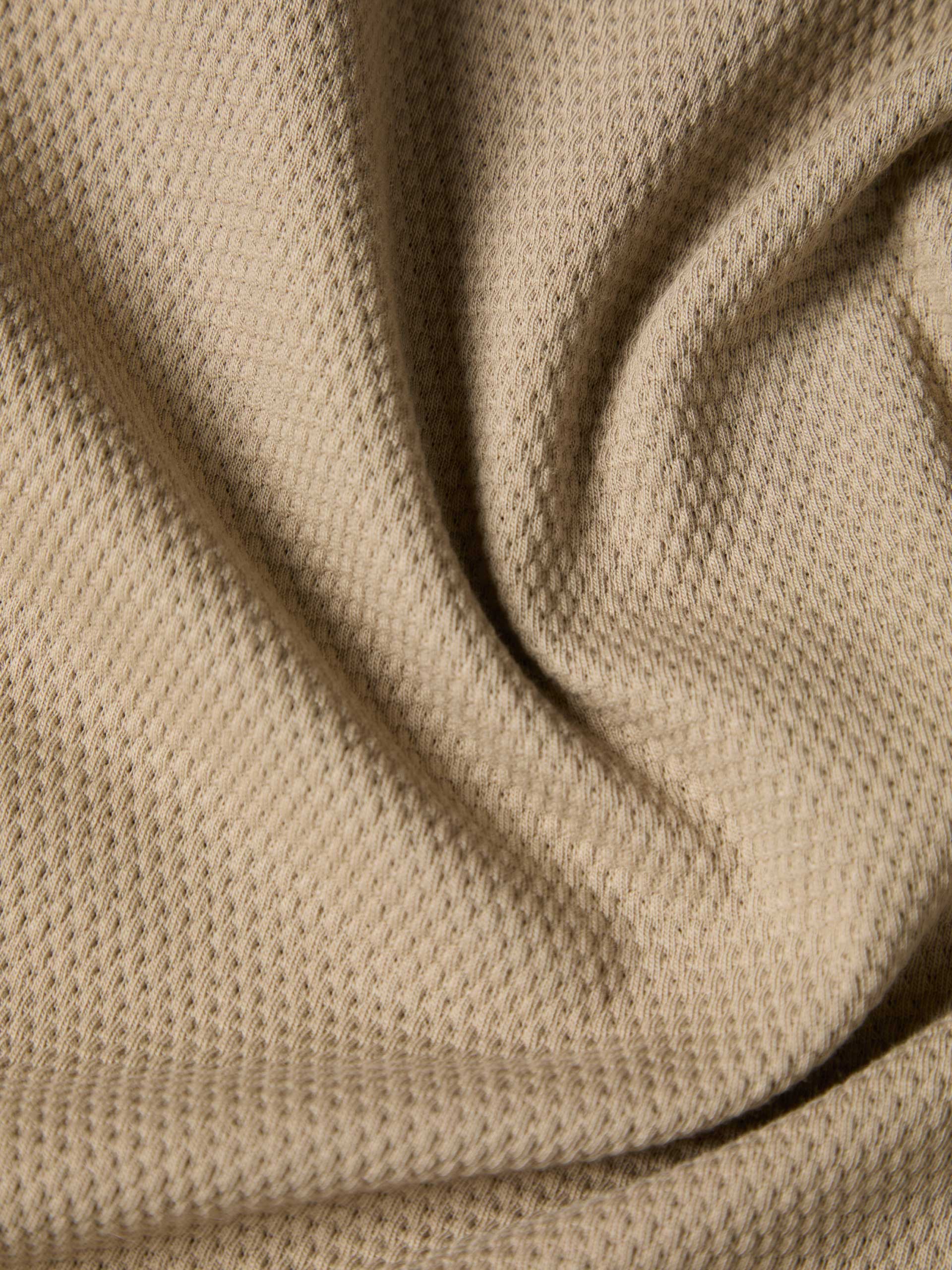 Cotton T-shirt with texture