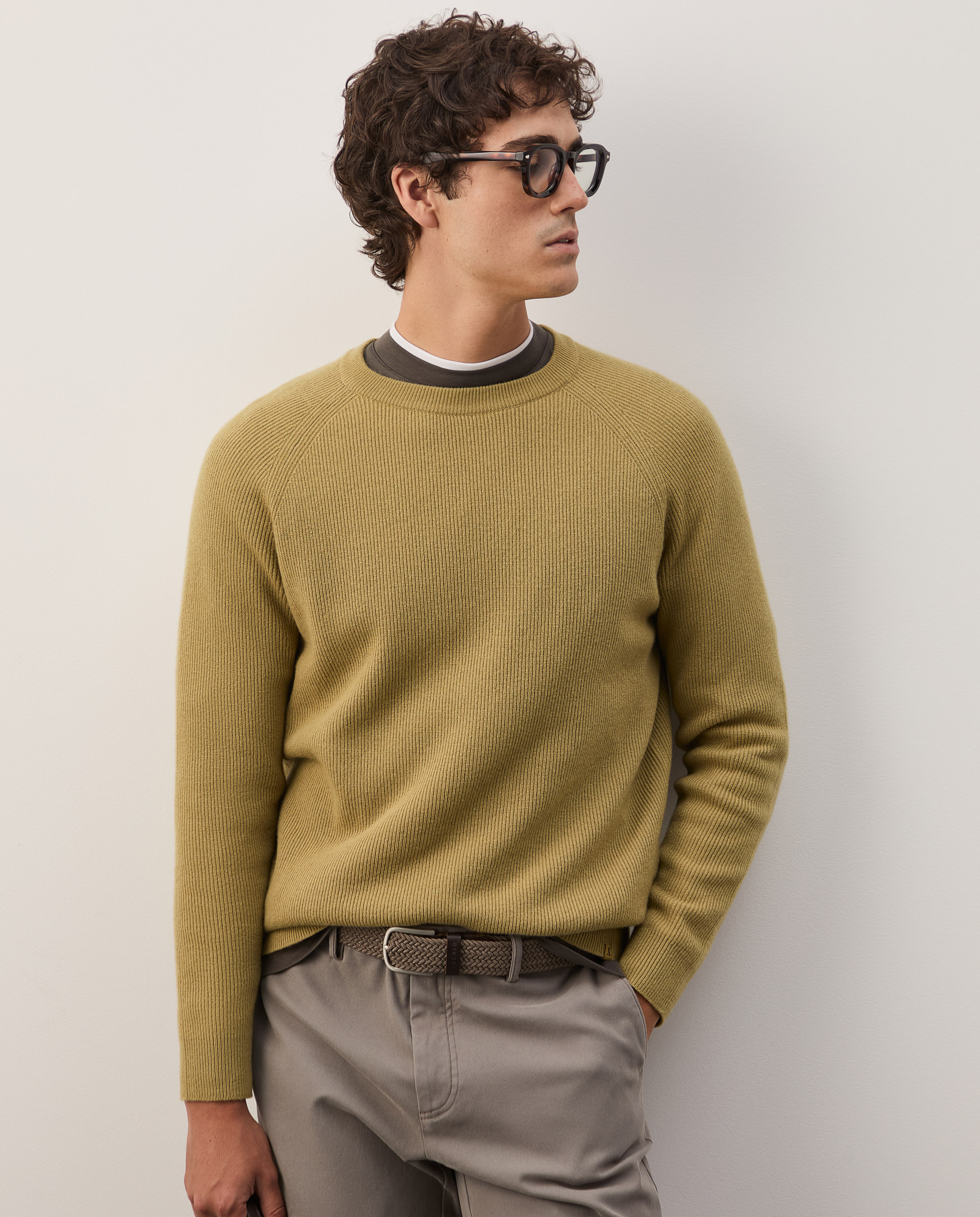Knitted wool sweater