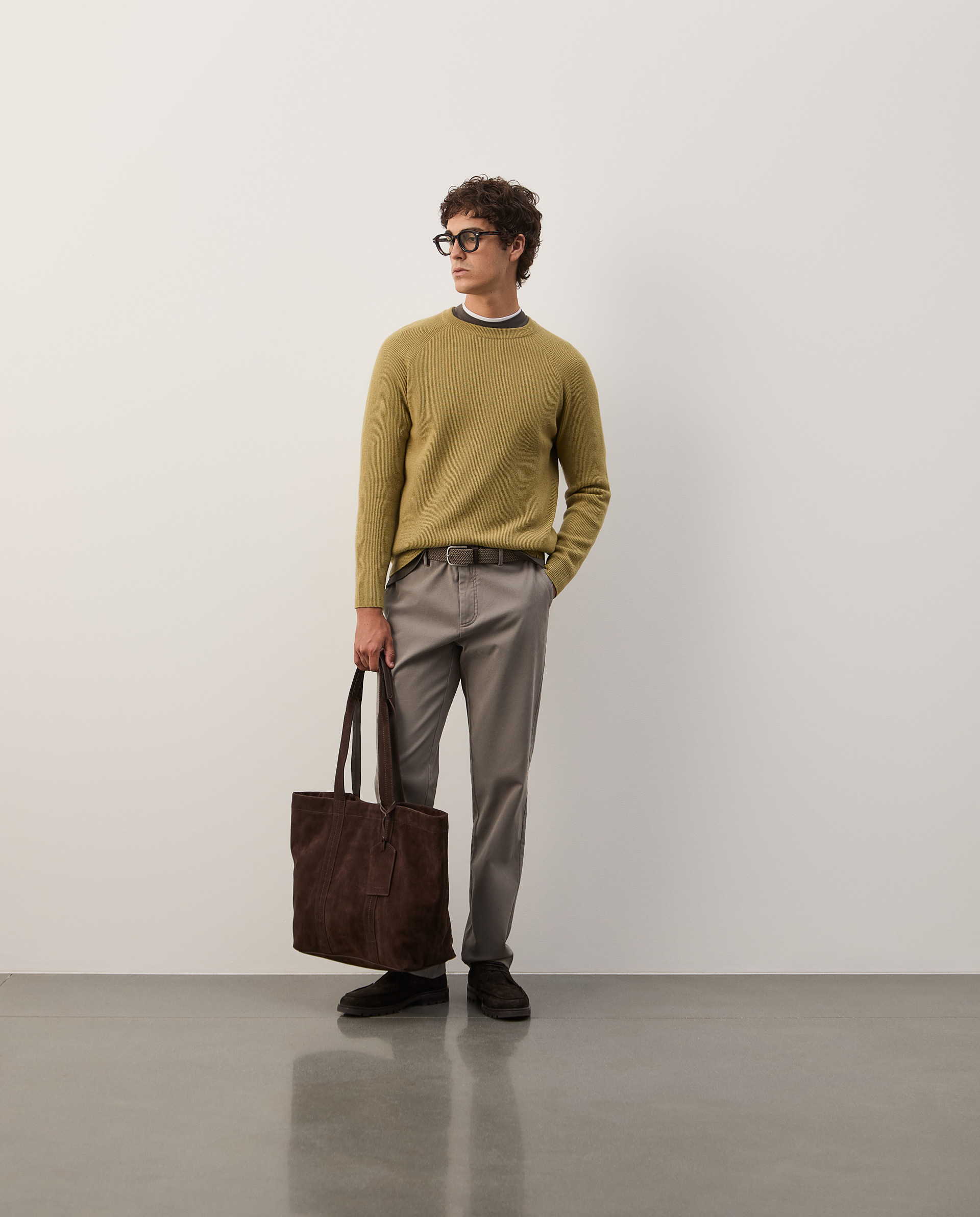 Knitted wool sweater