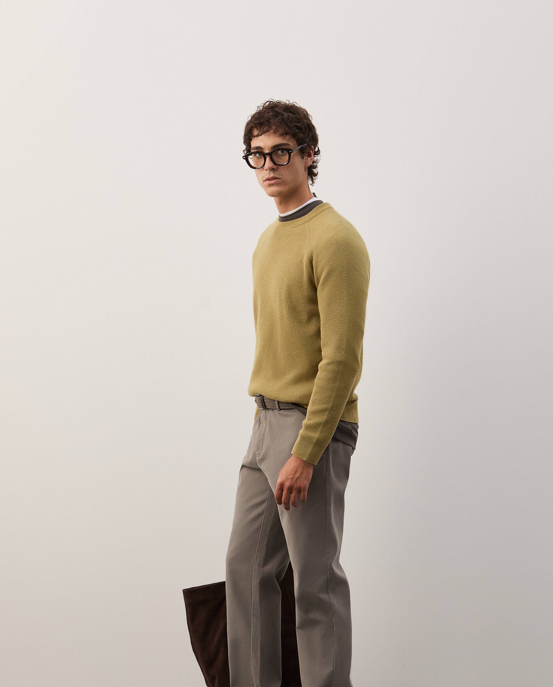 Knitted wool sweater