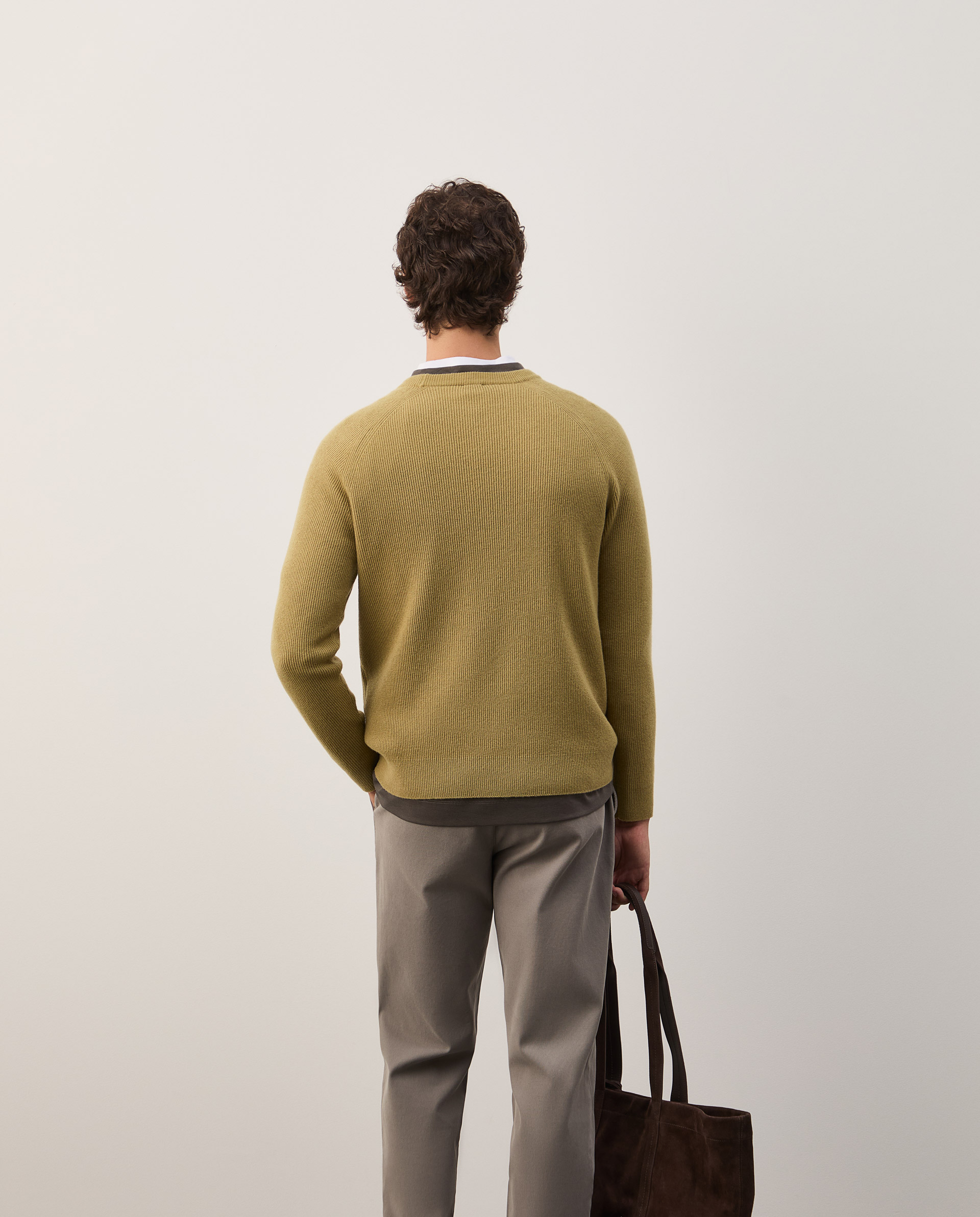 Knitted wool sweater