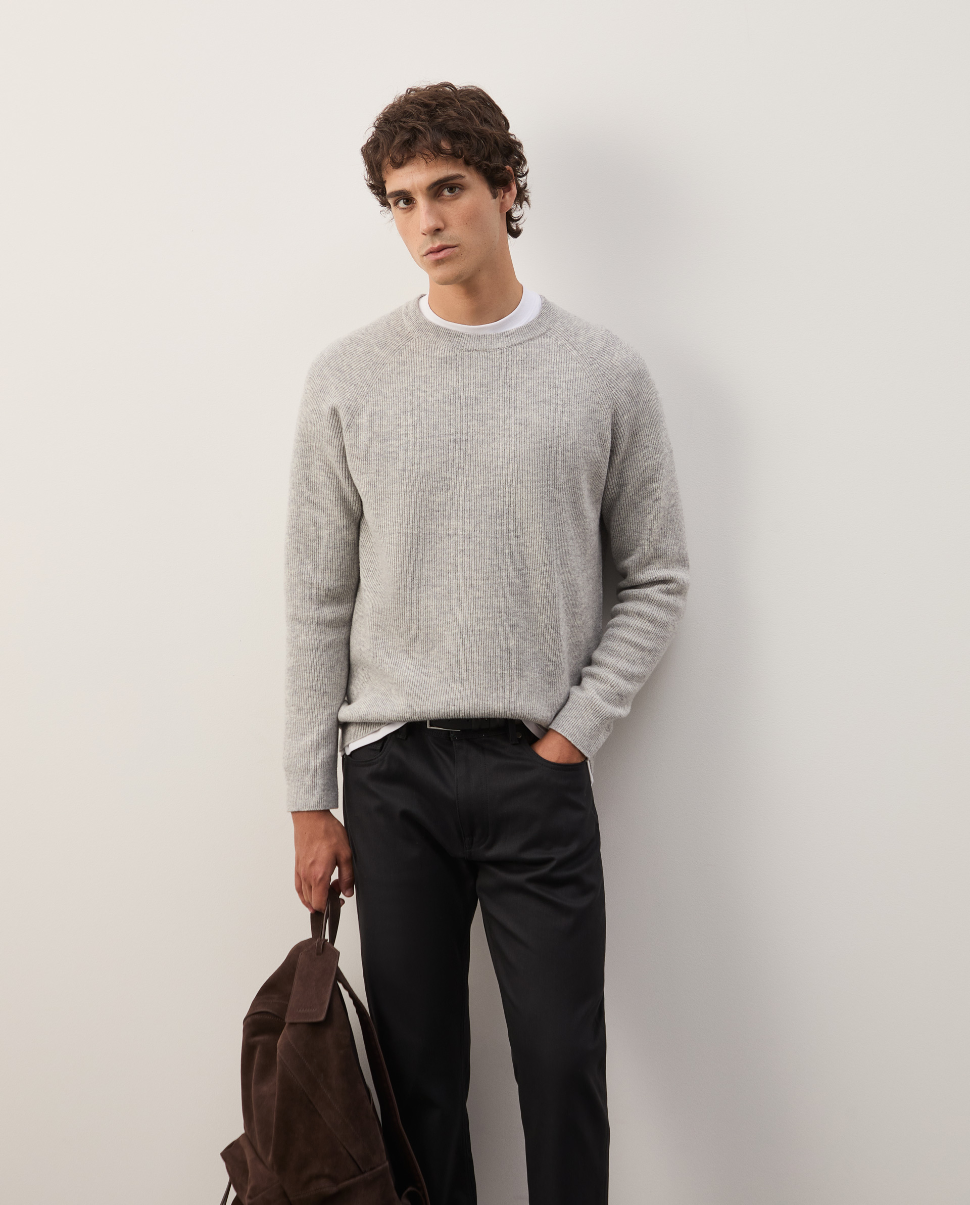 Knitted wool sweater