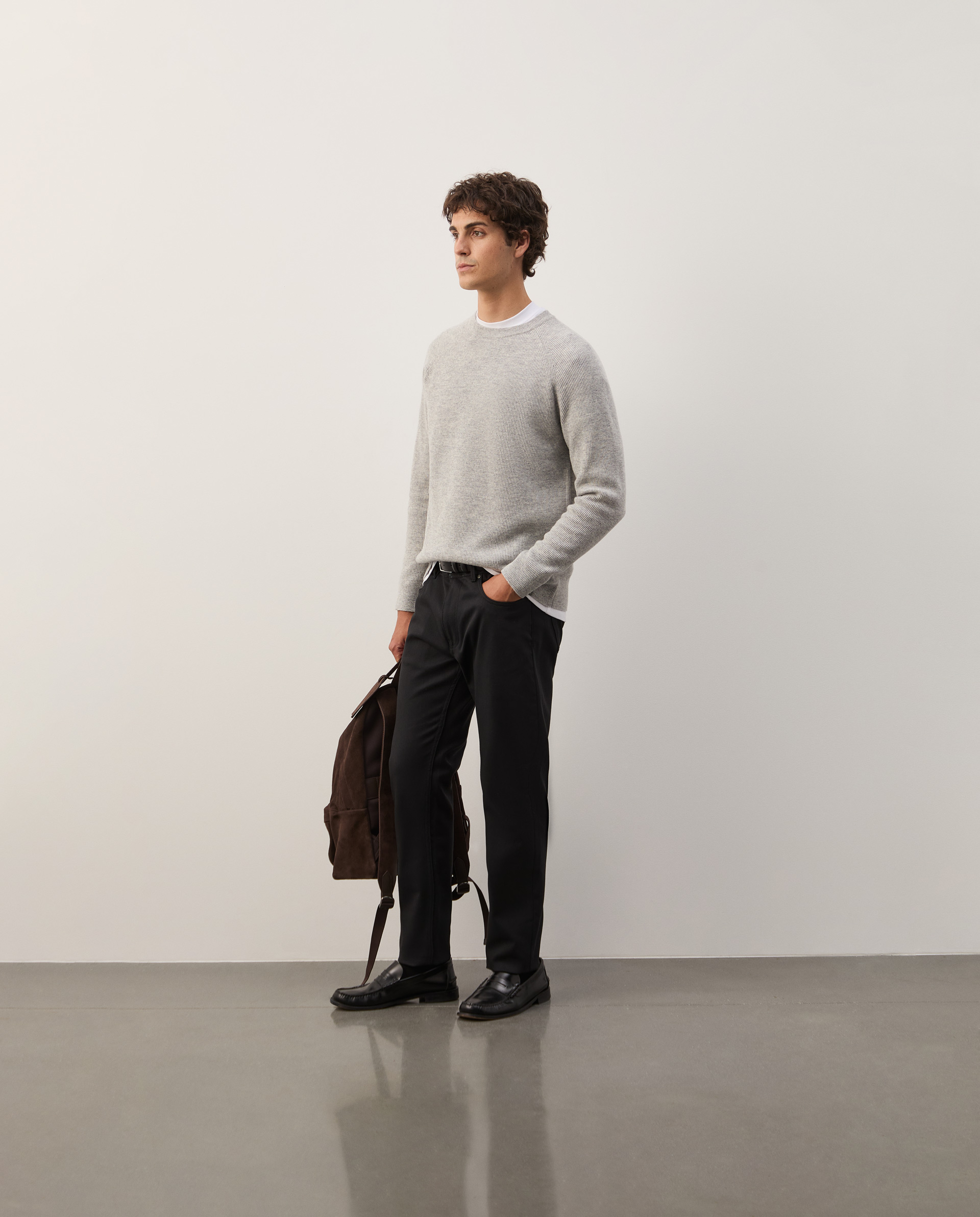 Knitted wool sweater