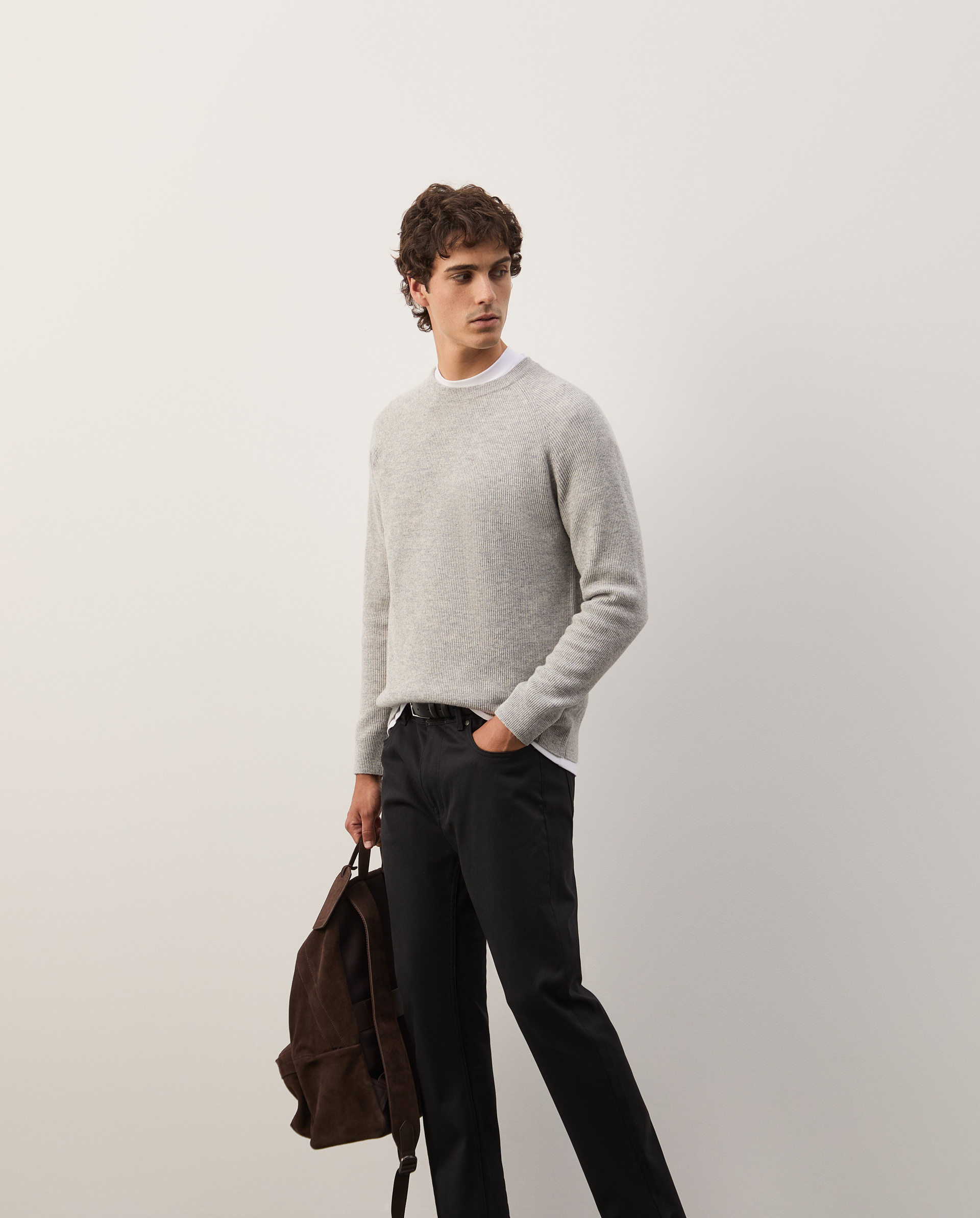 Knitted wool sweater