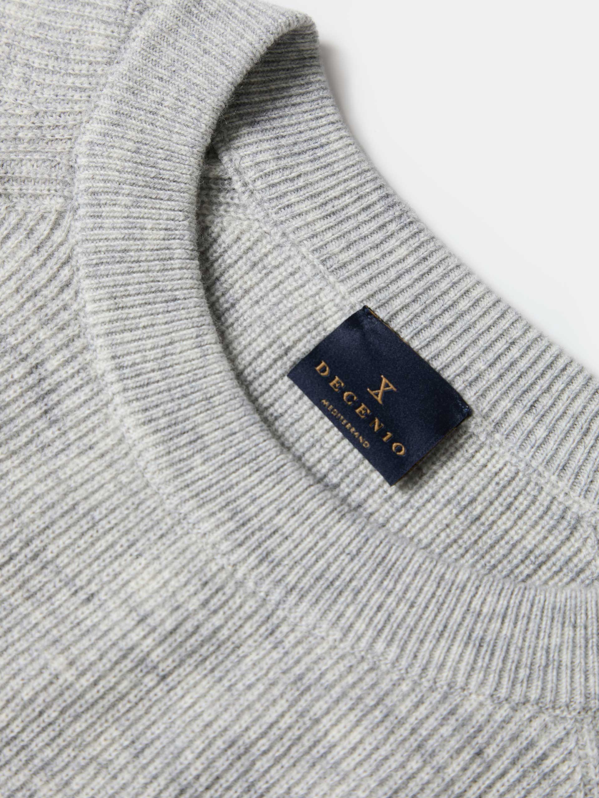 Knitted wool sweater