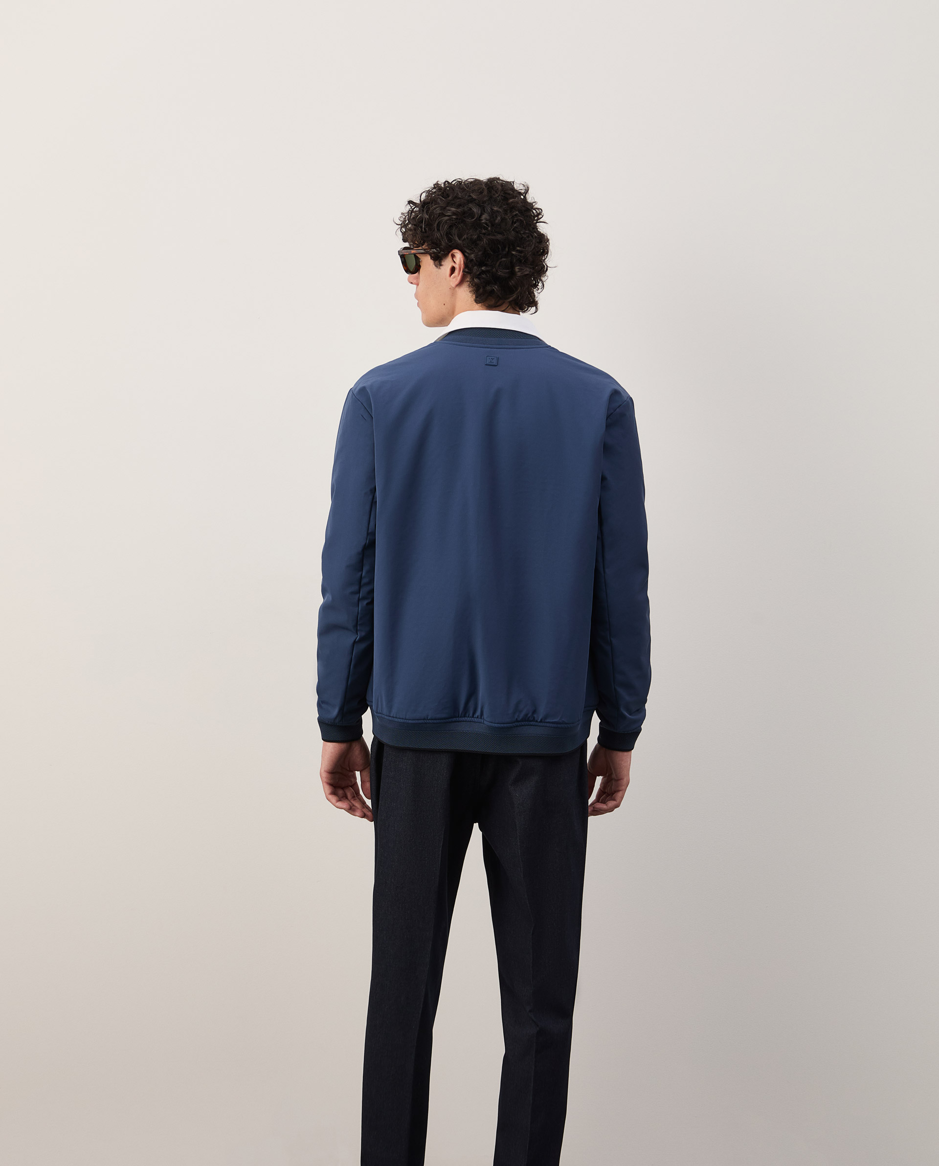 Reversible bomber jacket