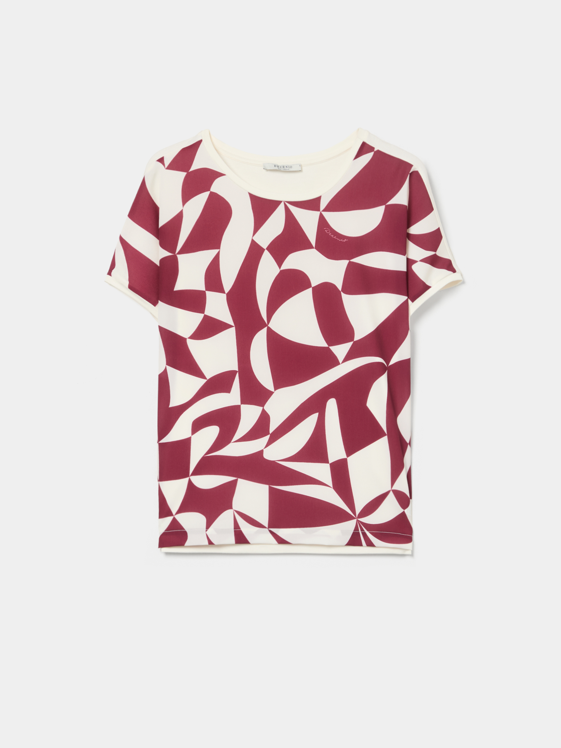 Camiseta estampada de manga corta