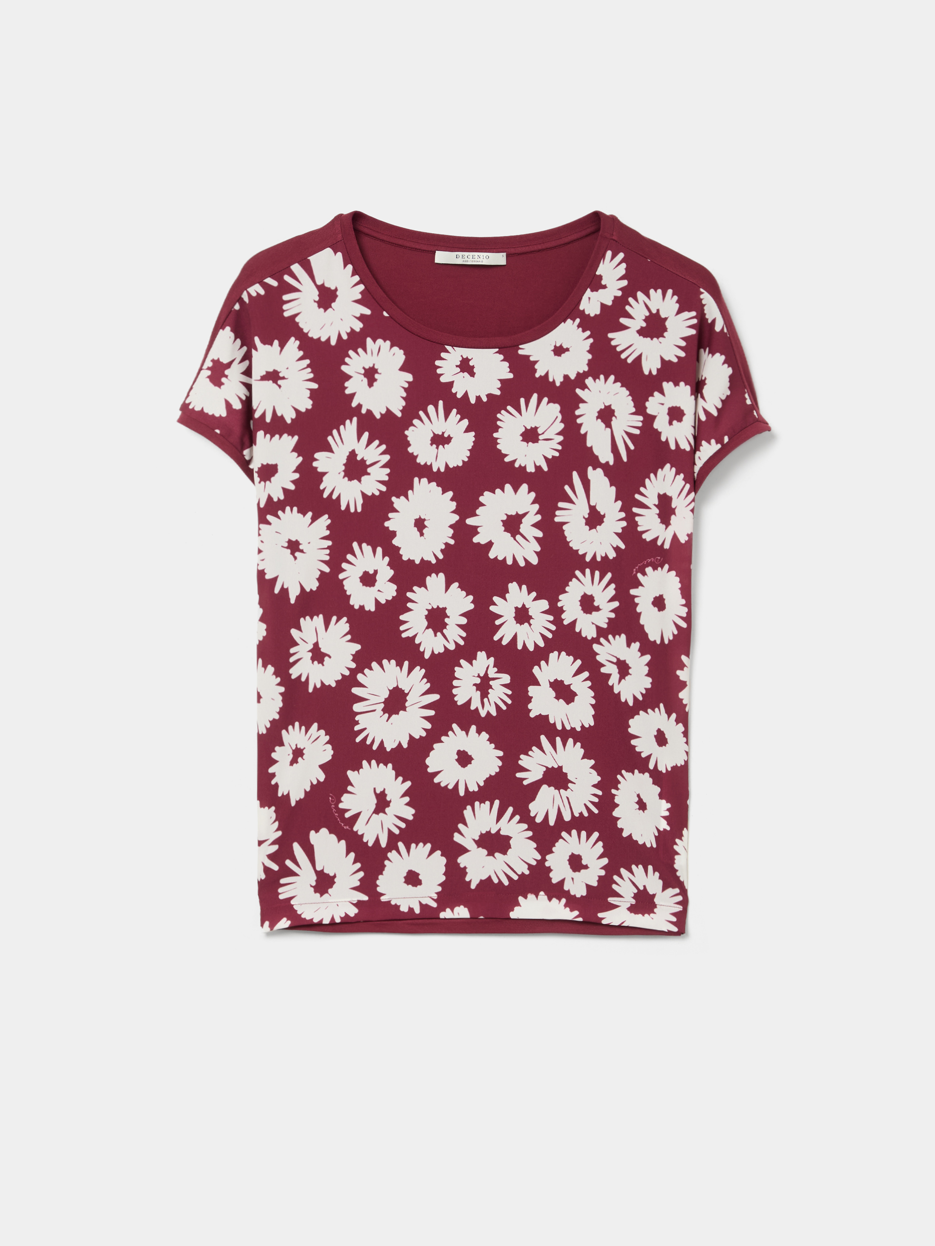 Camiseta estampada de manga corta
