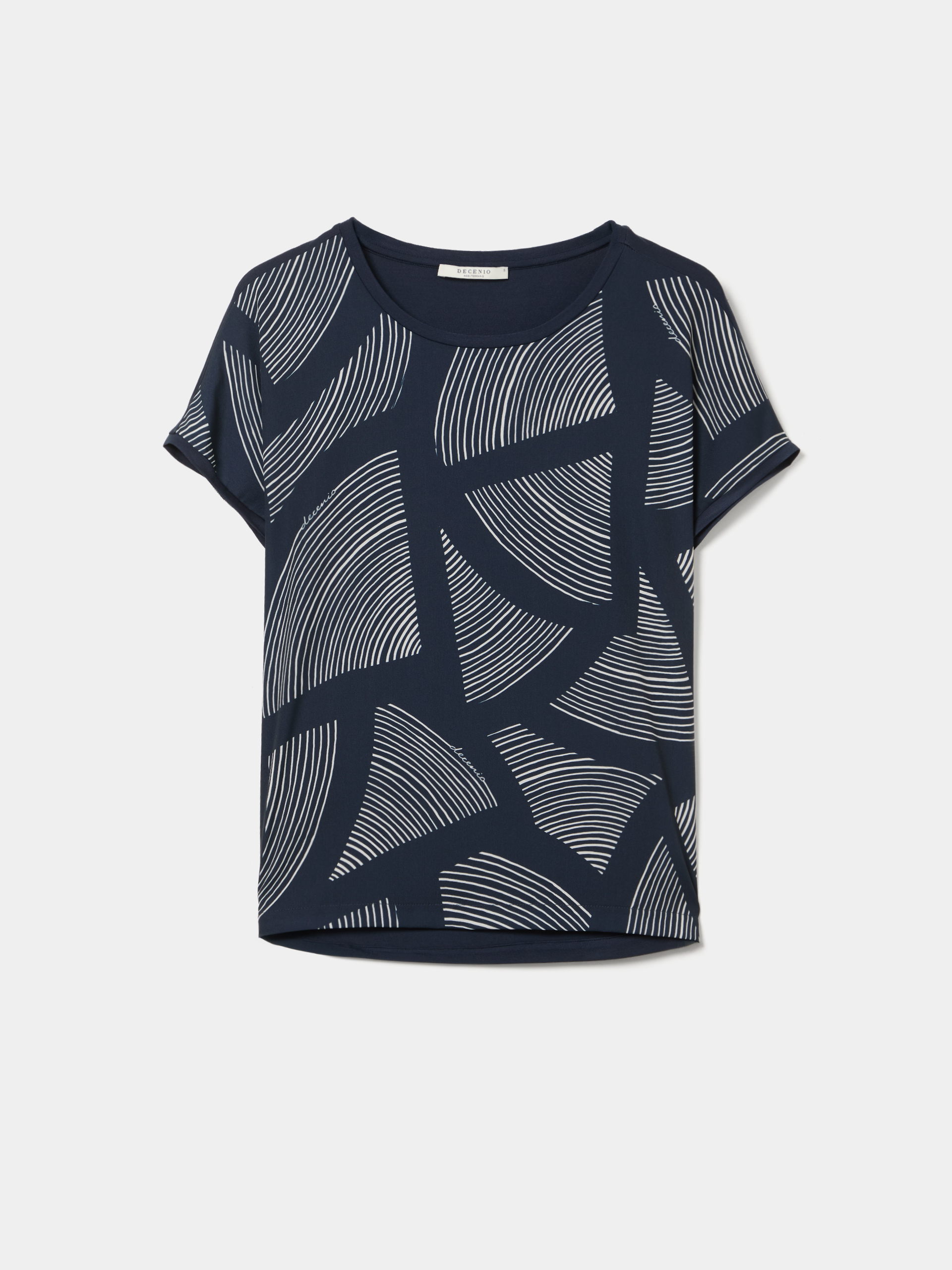 Camiseta estampada de manga corta