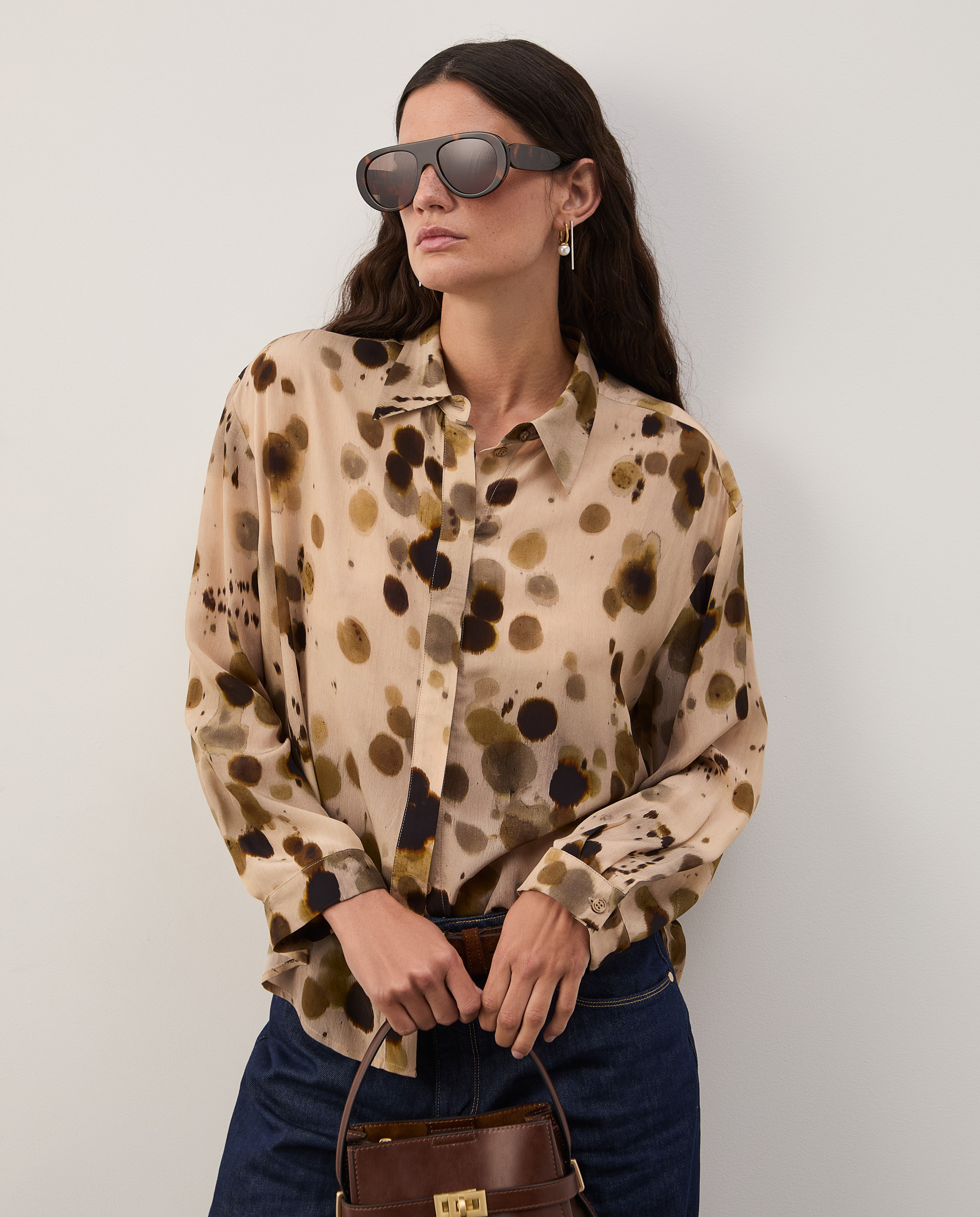 Flowy printed blouse