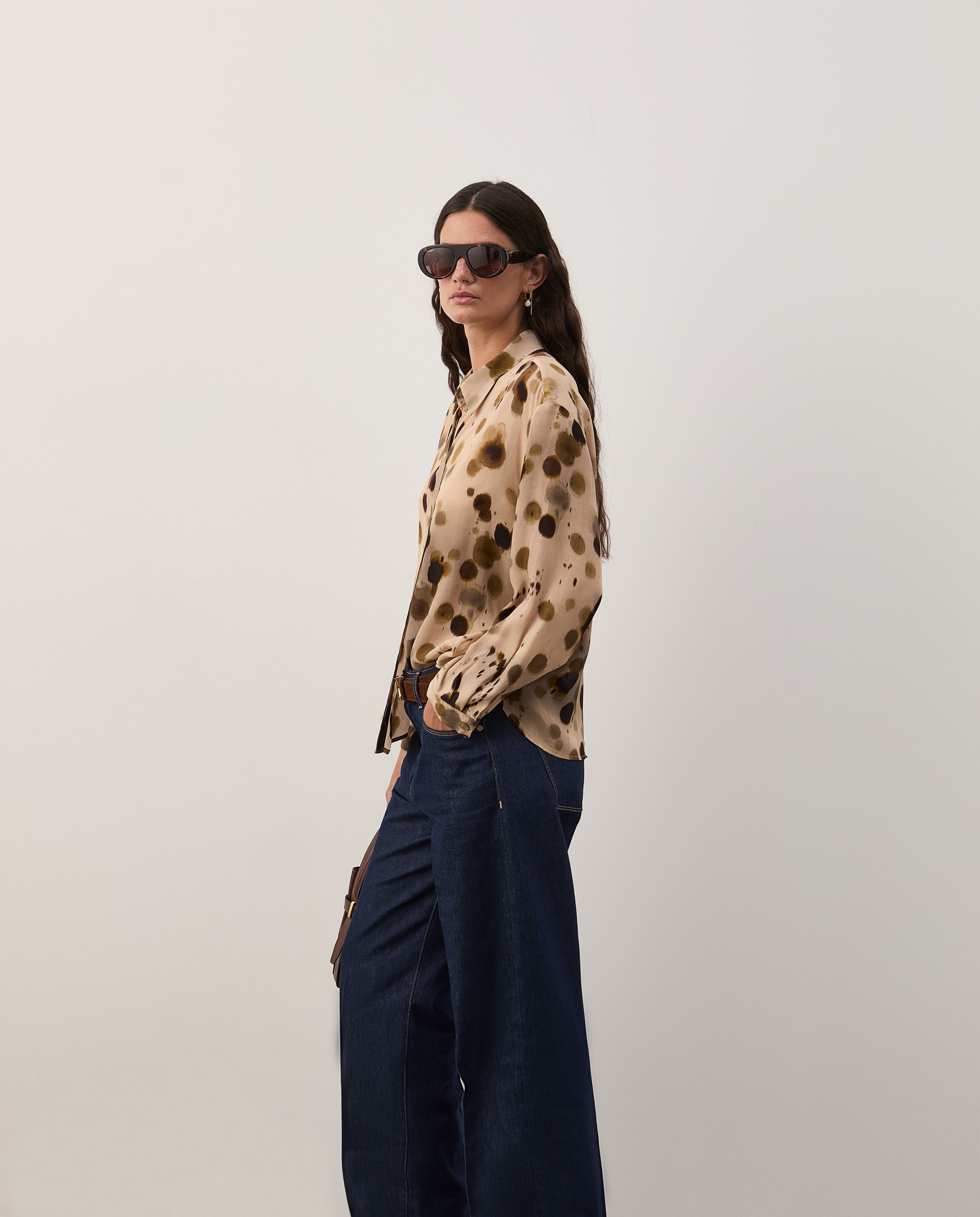 Flowy printed blouse