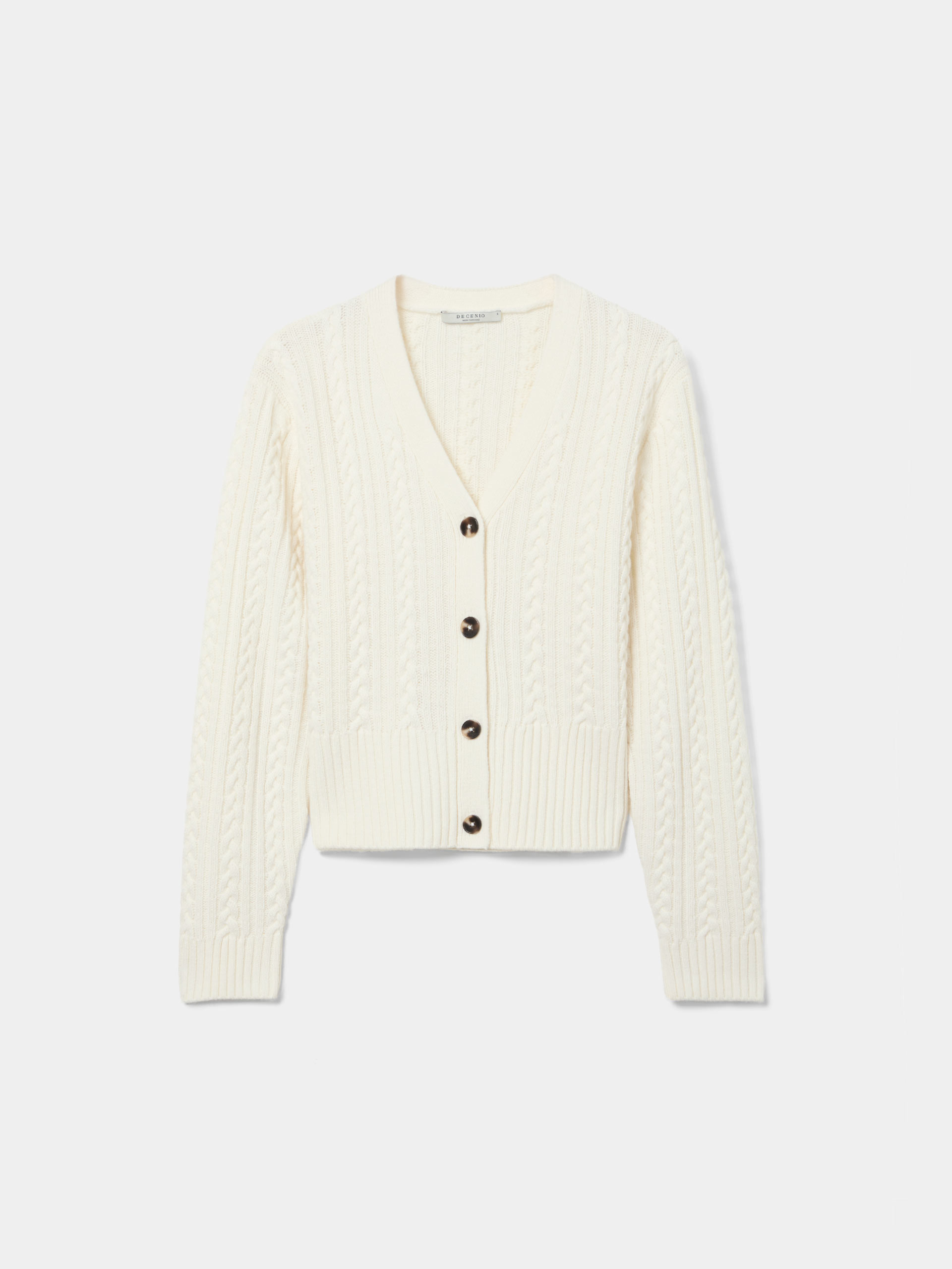 Braided knit jacket