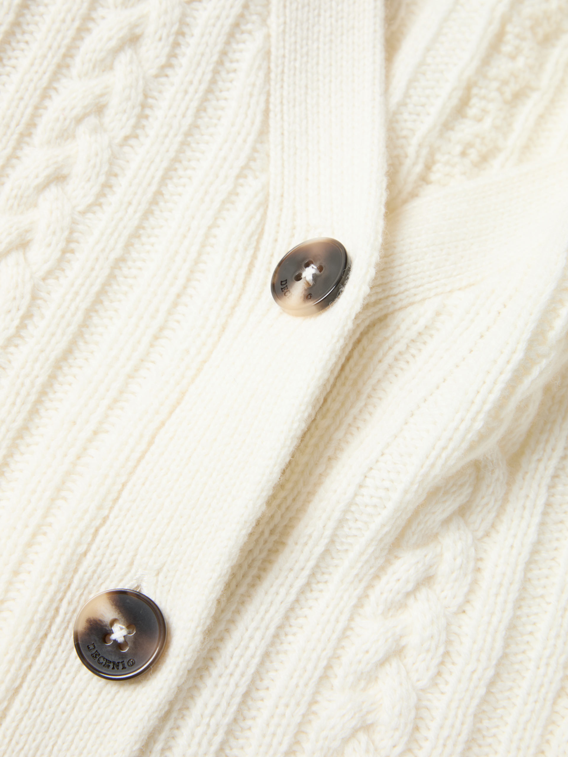 Braided knit jacket