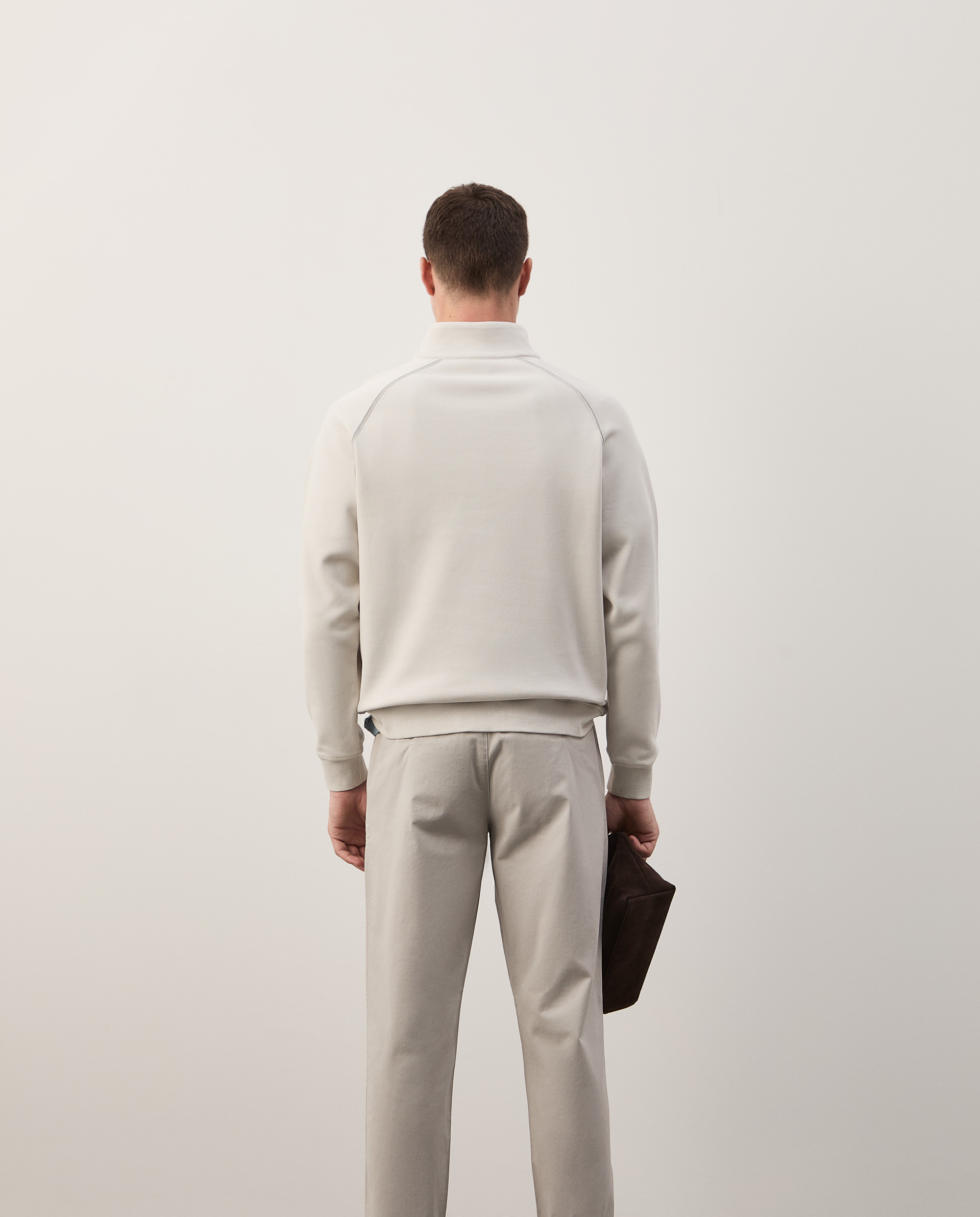 Sweater with placket