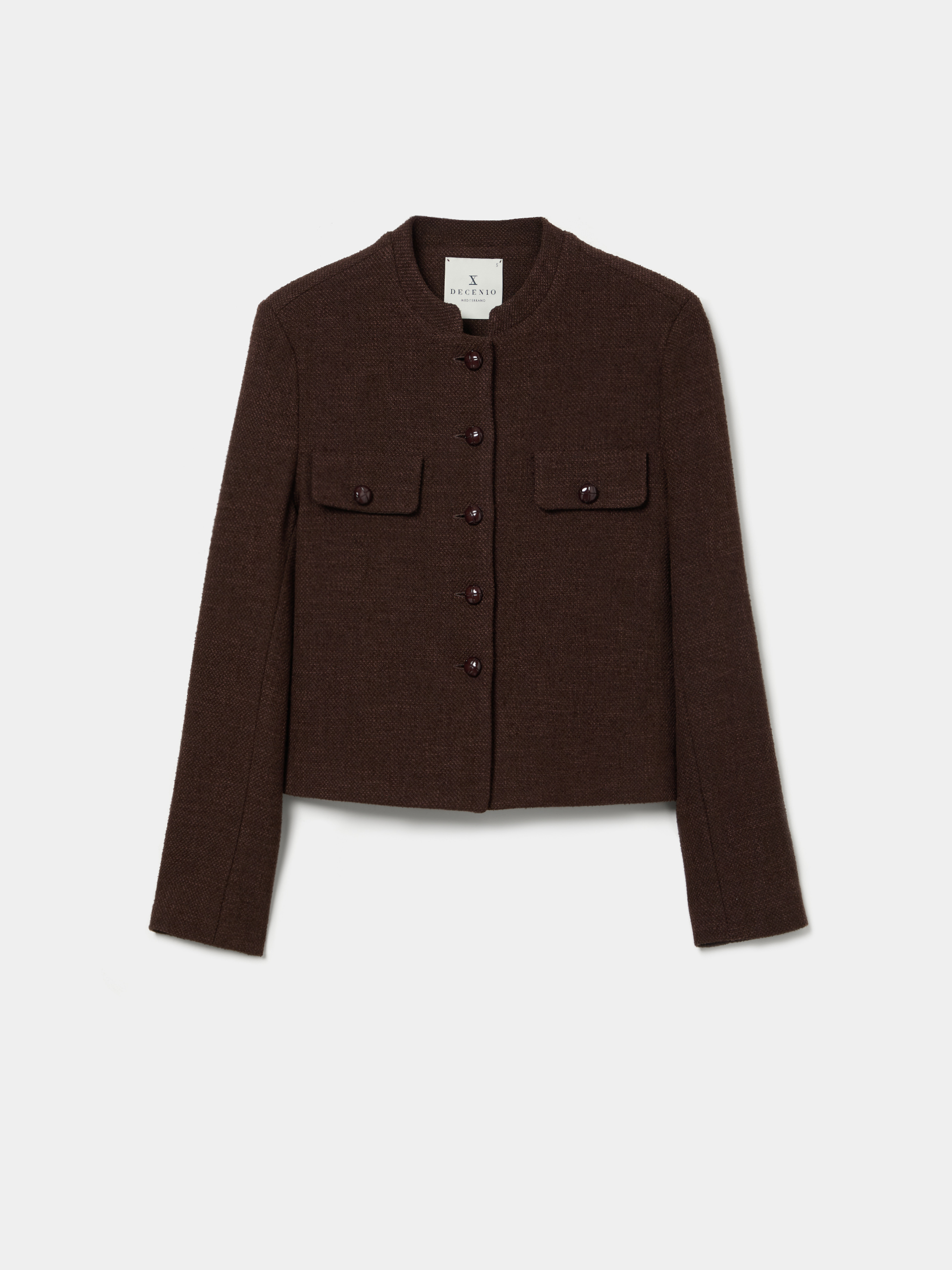 Chaqueta corta de tweed