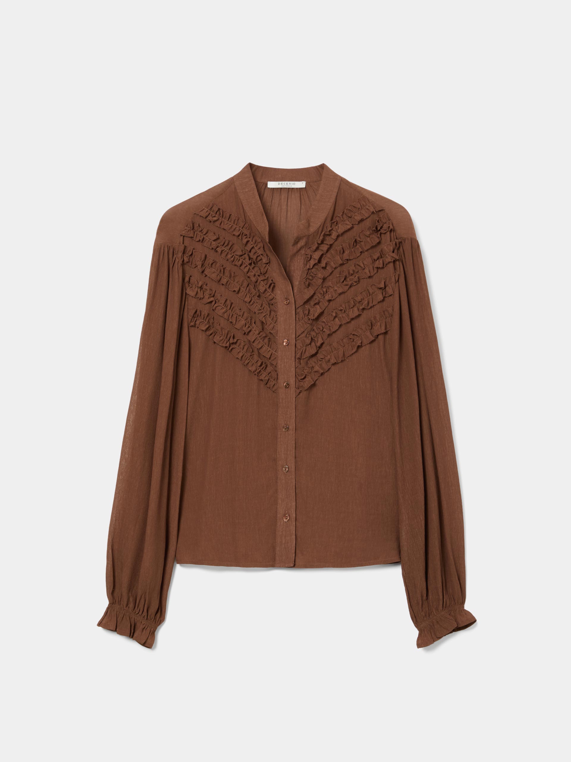 Flowy blouse with ruffles