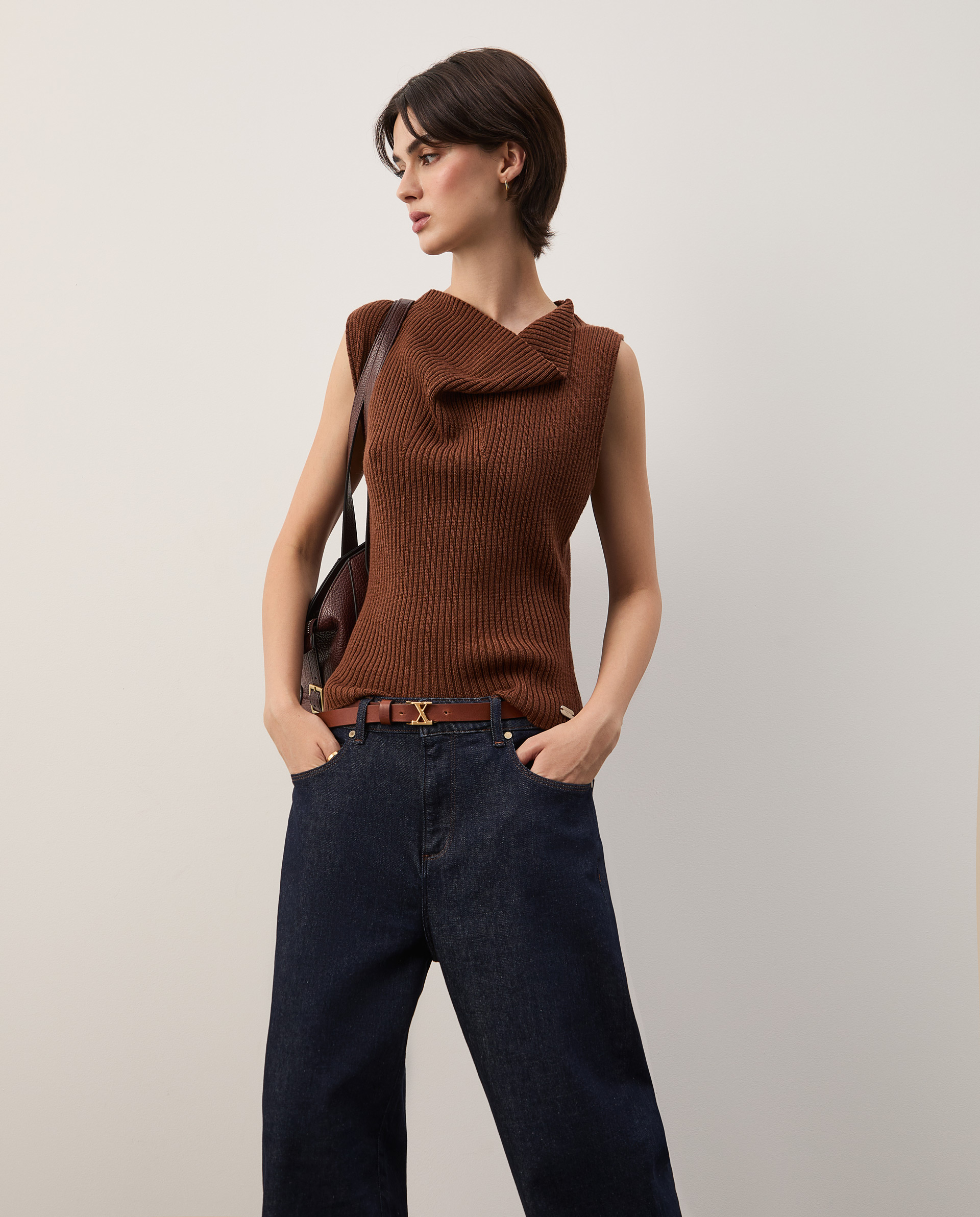 Wide leg jeans