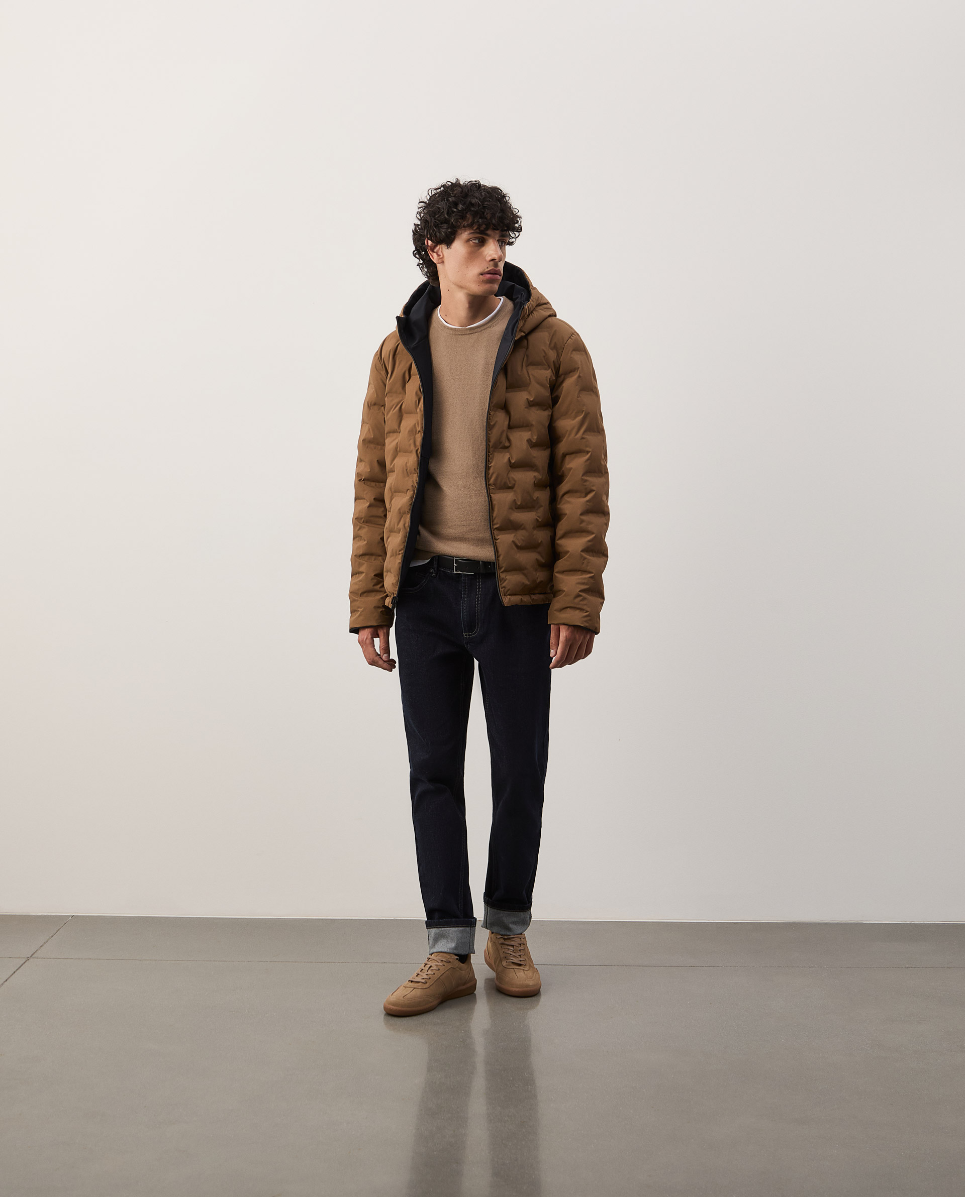Reversible padded jacket