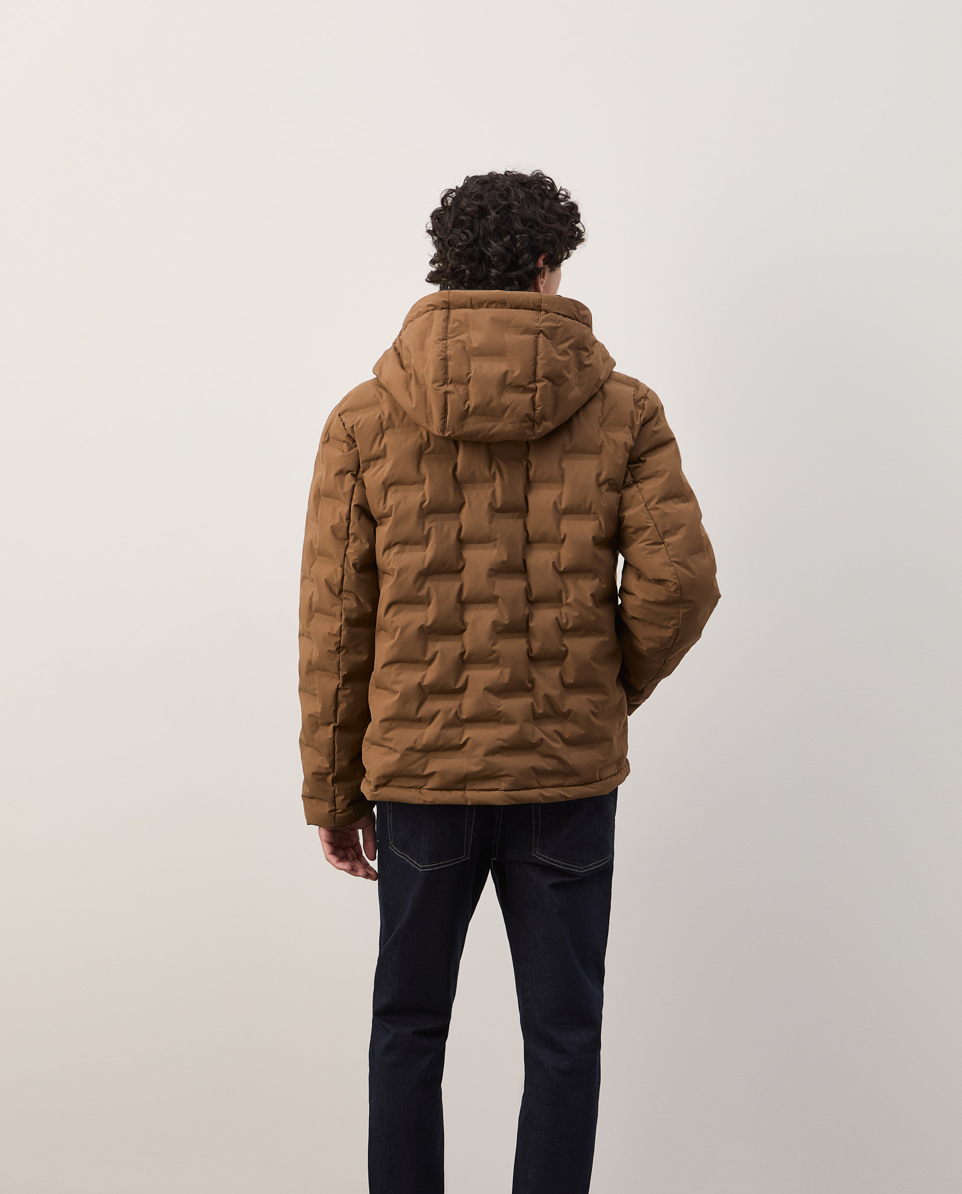 Reversible padded jacket