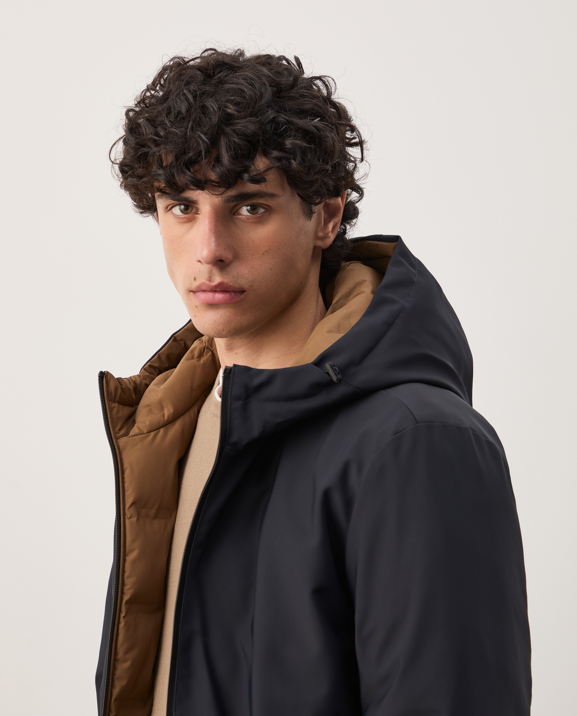 Reversible padded jacket
