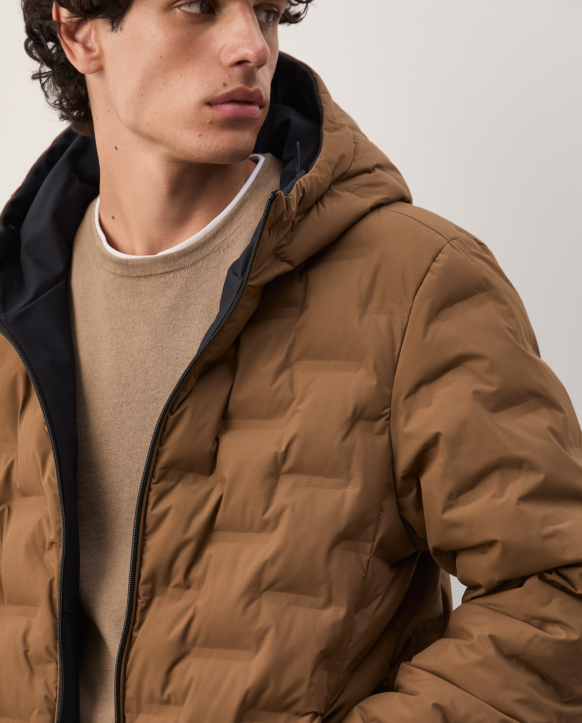 Reversible padded jacket