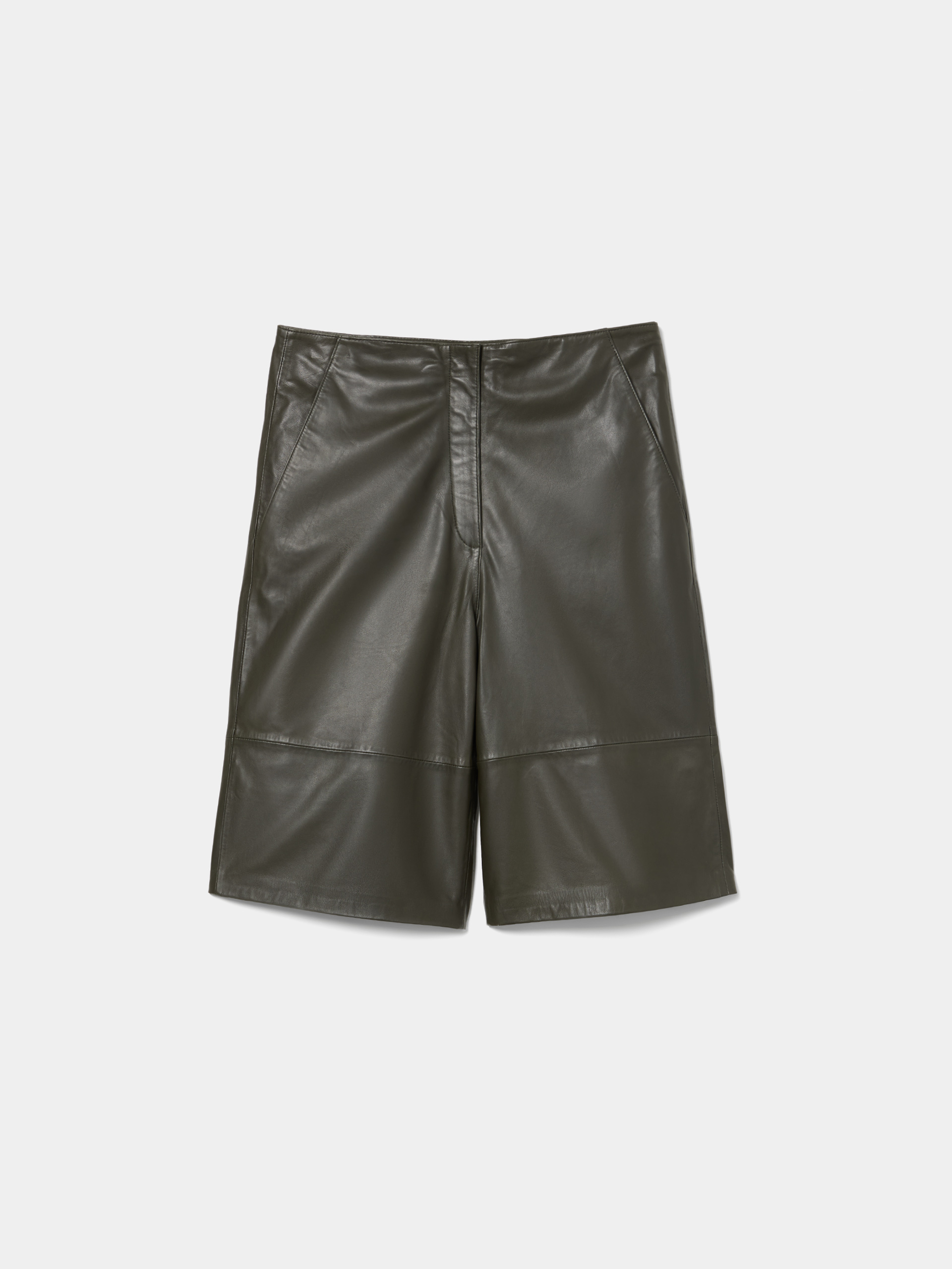 Leather shorts
