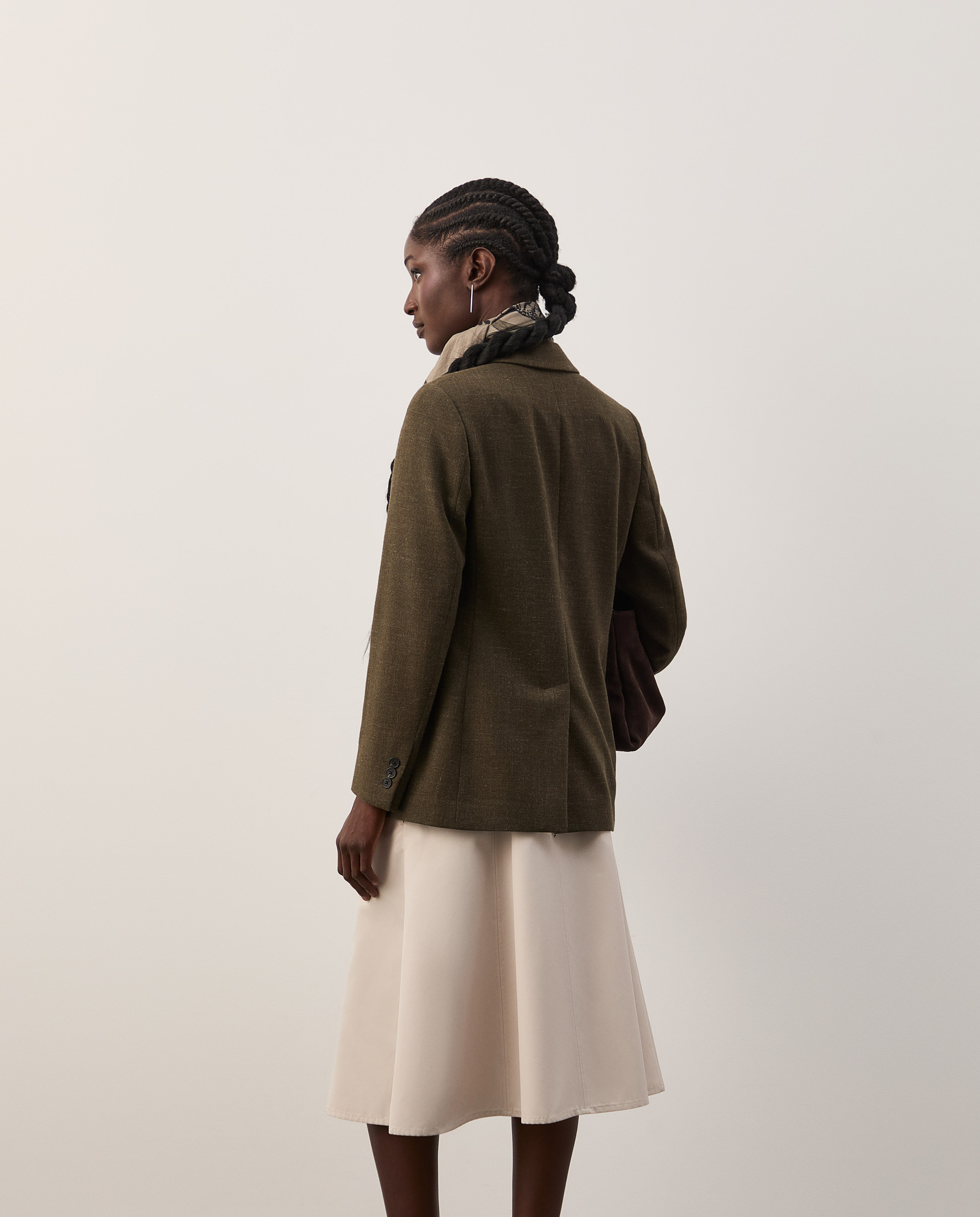 Classic blazer with wool