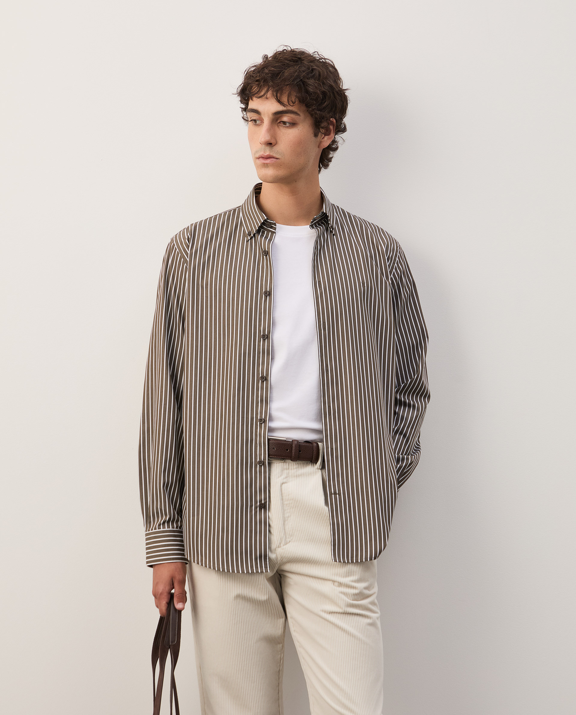 Regular fit striped shirt