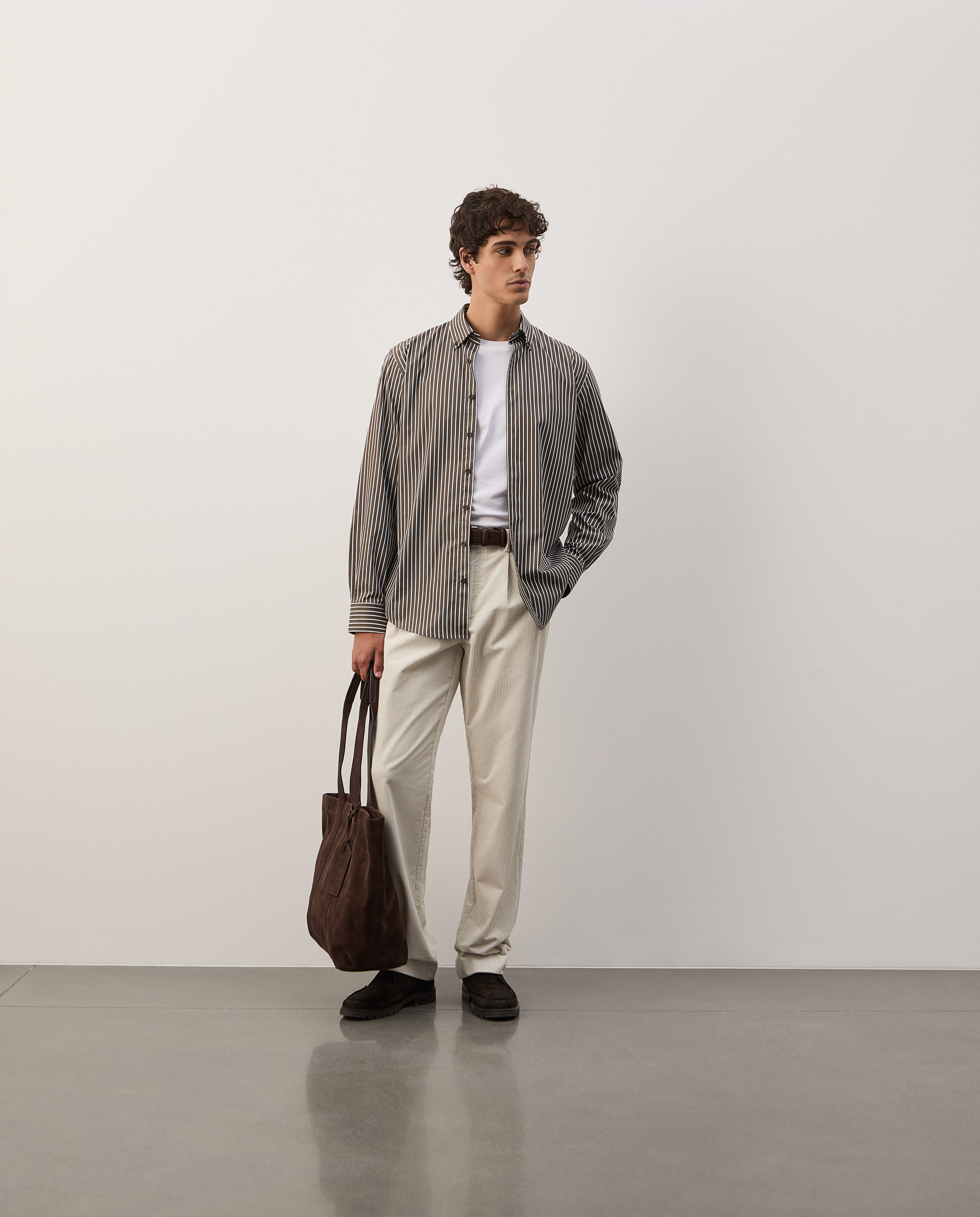 Regular fit striped shirt