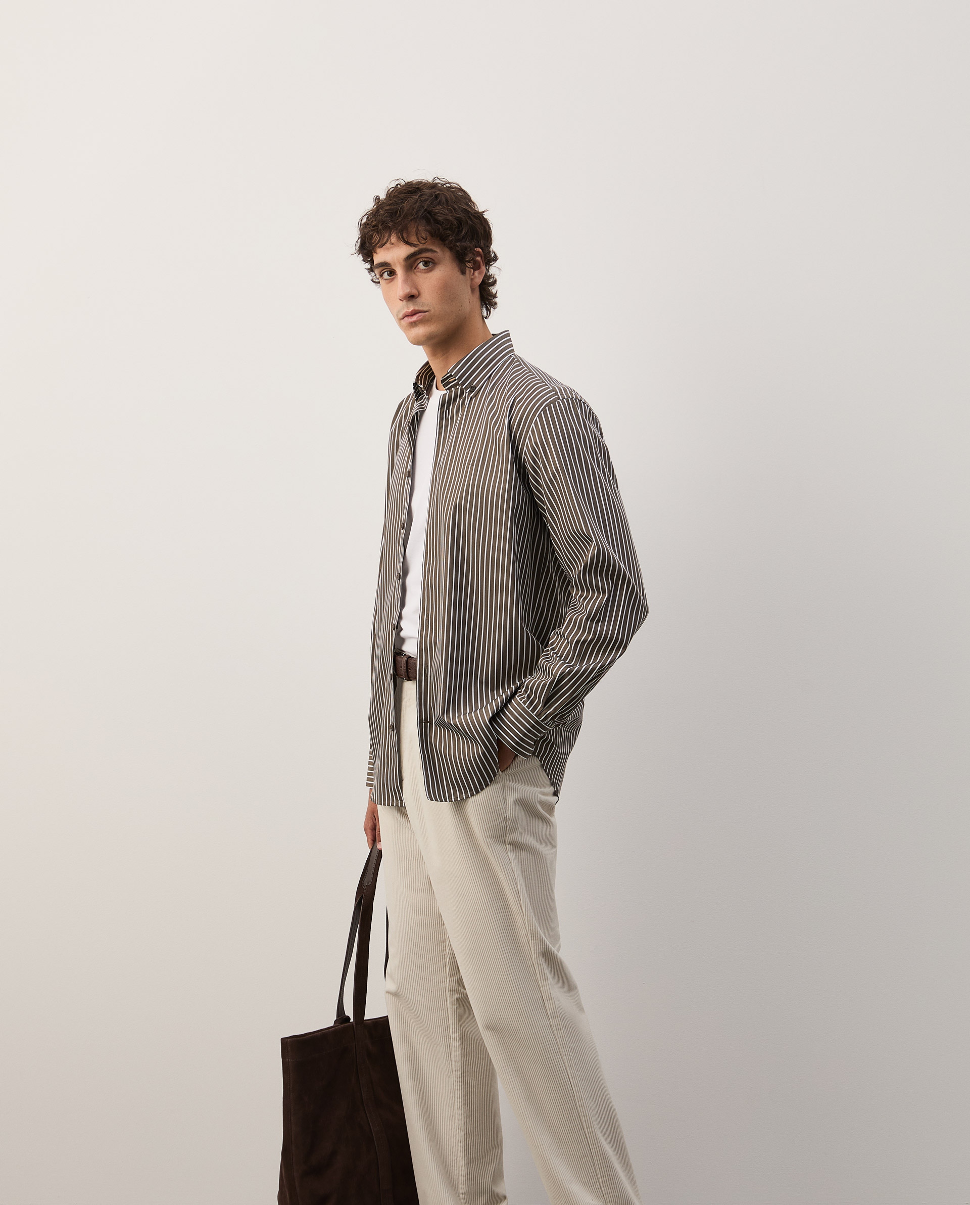 Regular fit striped shirt