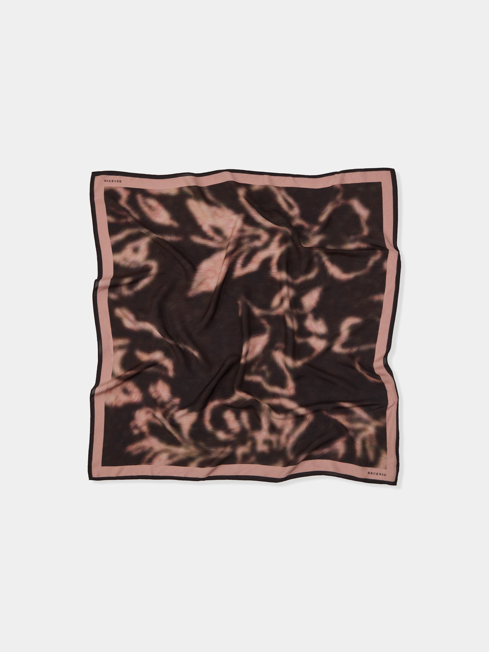 Lenço estampado floral