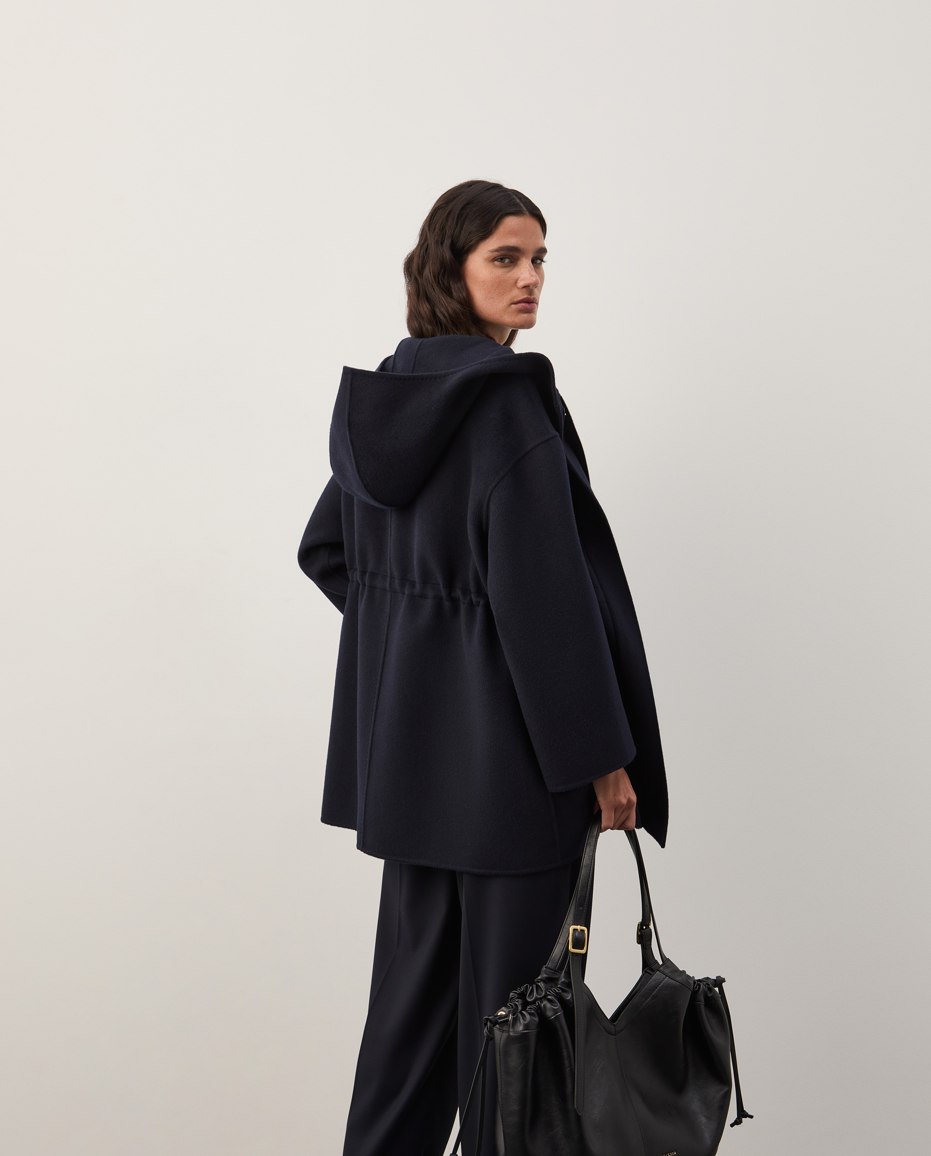 Chaqueta de estilo rústico con capucha