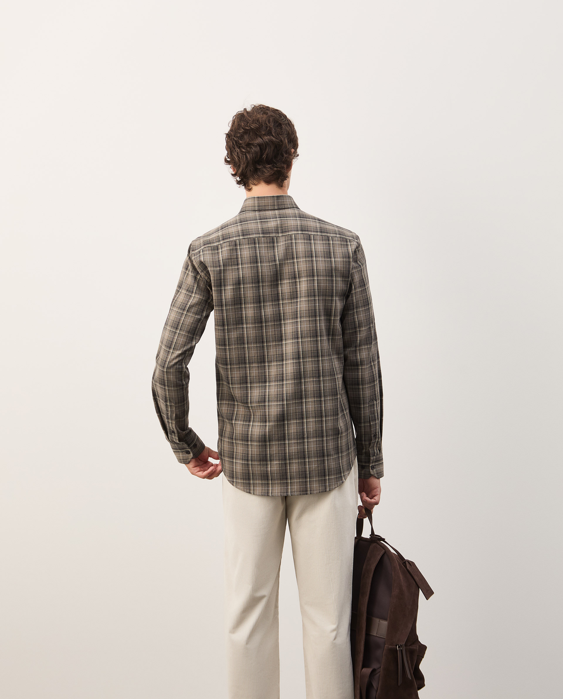 Camisa xadrez slim fit