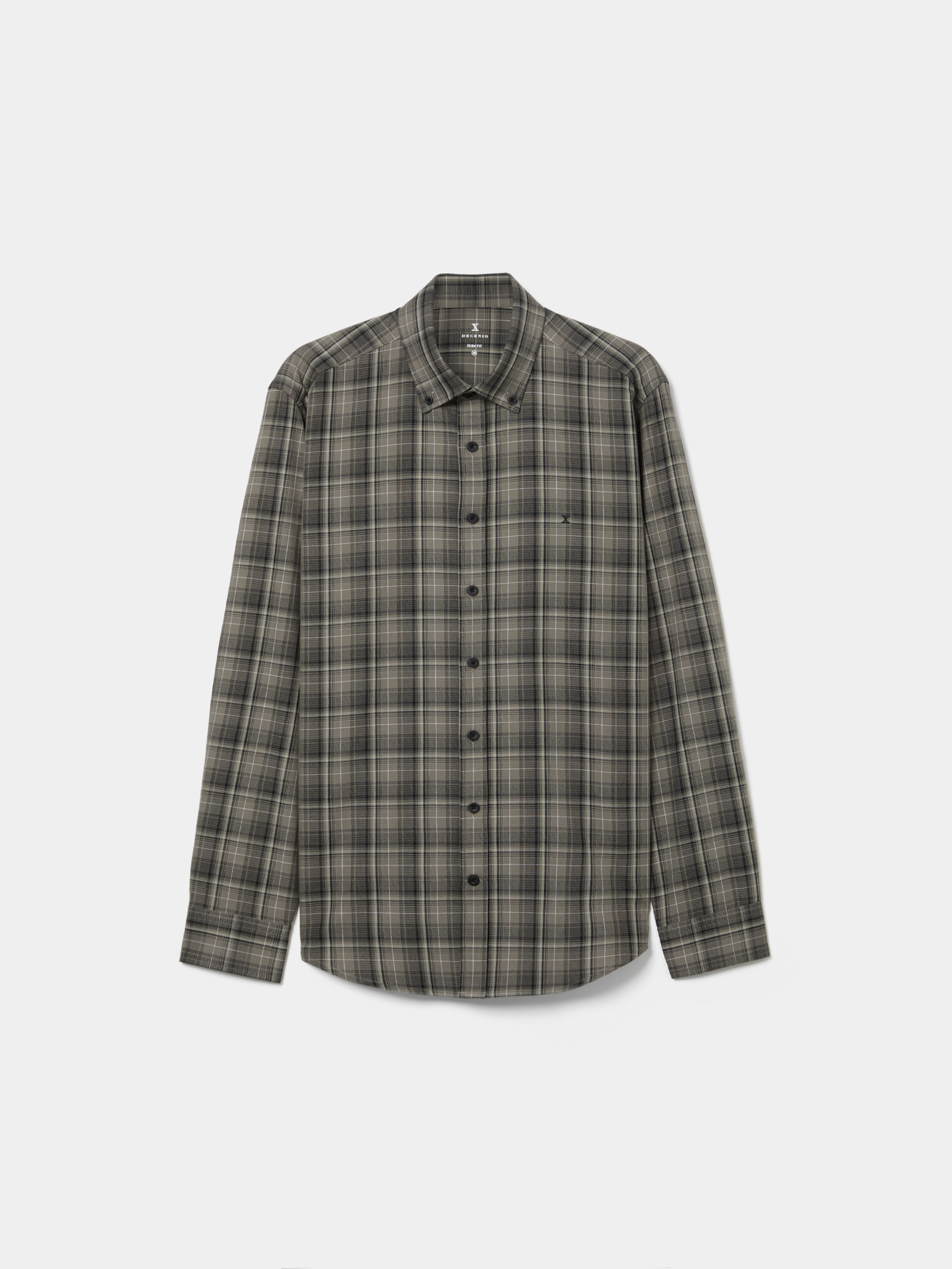 Camisa xadrez slim fit