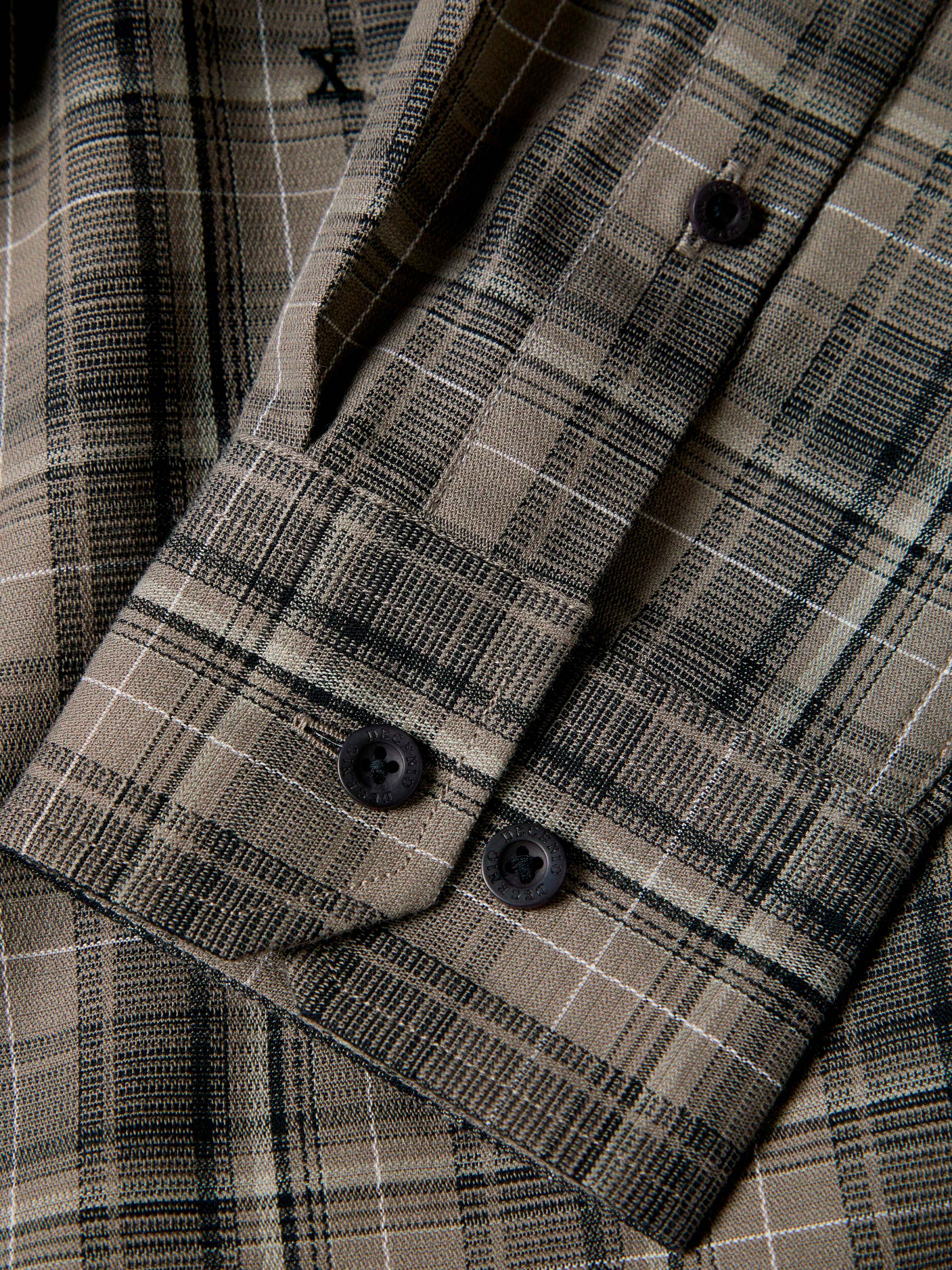 Camisa xadrez slim fit