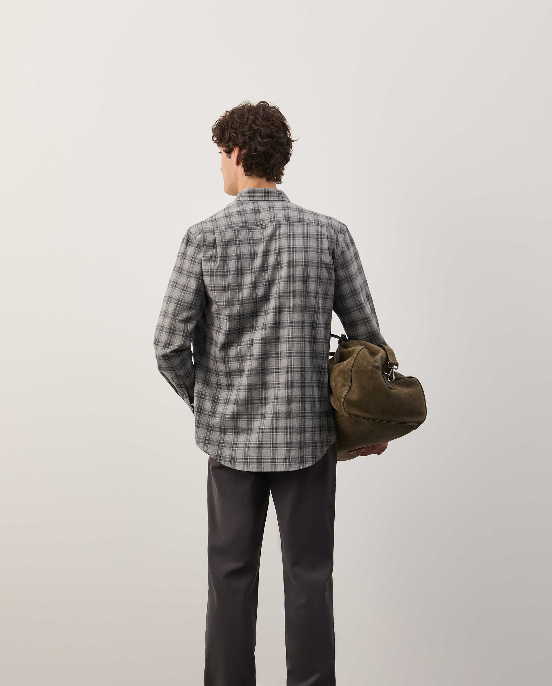 Regular fit plaid shirt