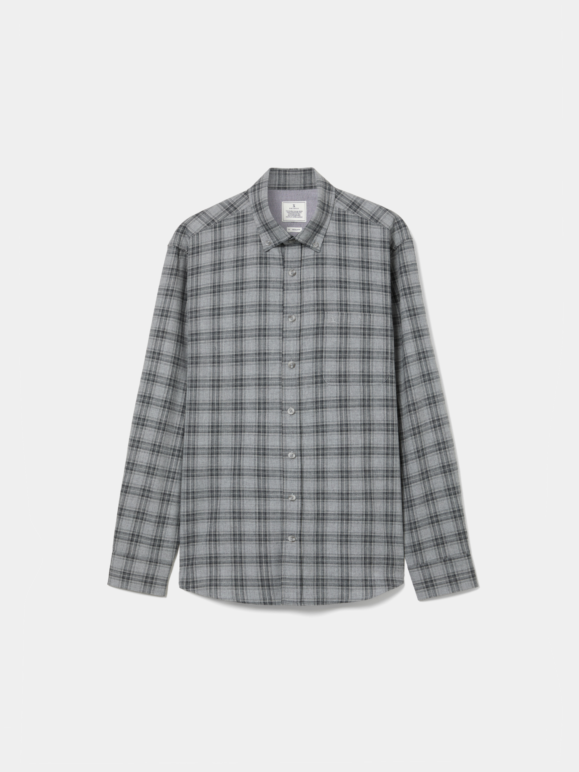 Regular fit plaid shirt