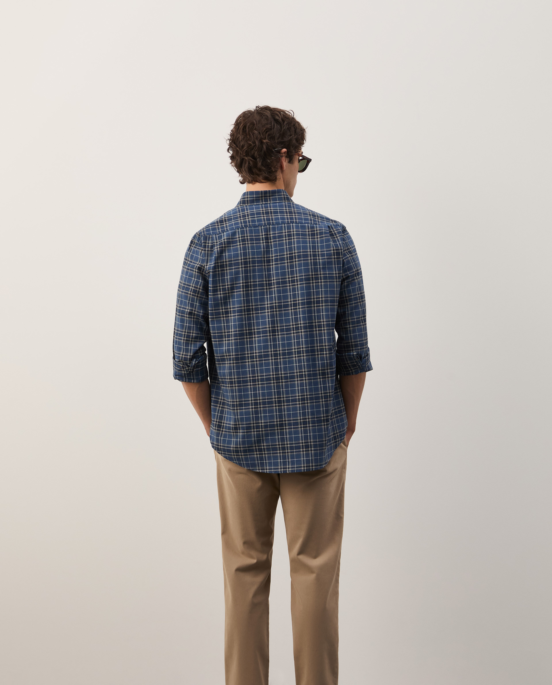 Regular fit plaid shirt