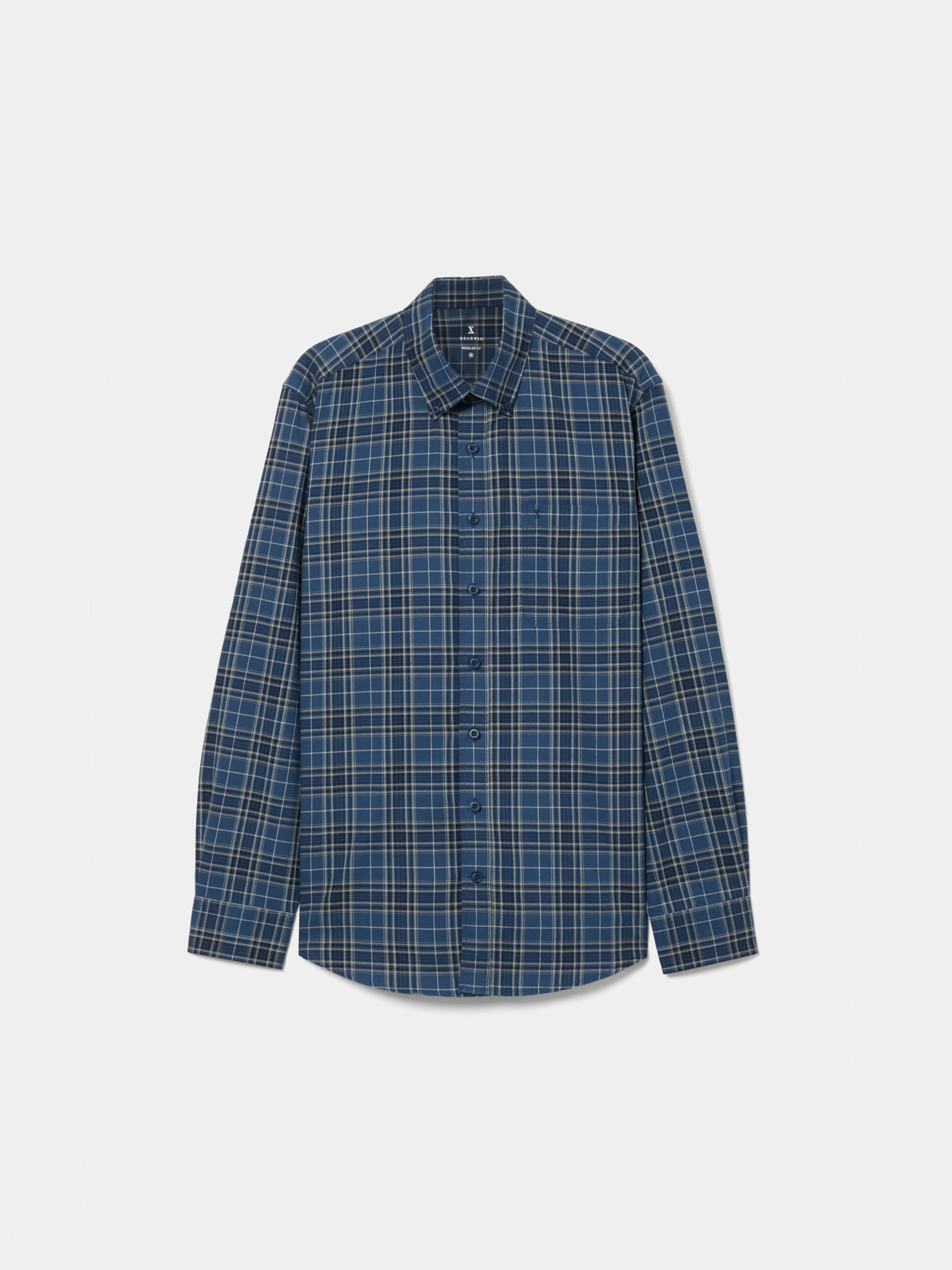 Regular fit plaid shirt
