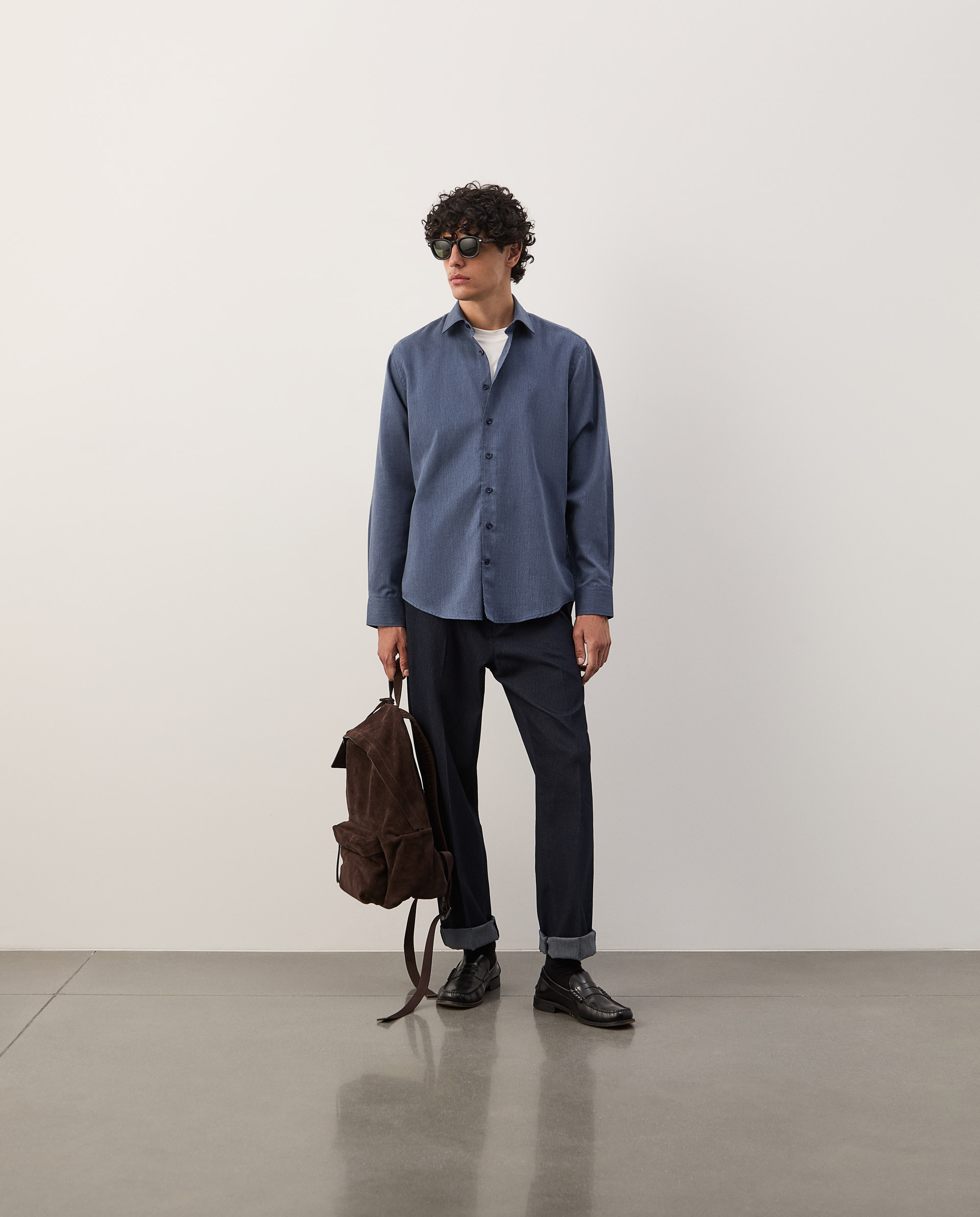 Cotton and lyocell shirt