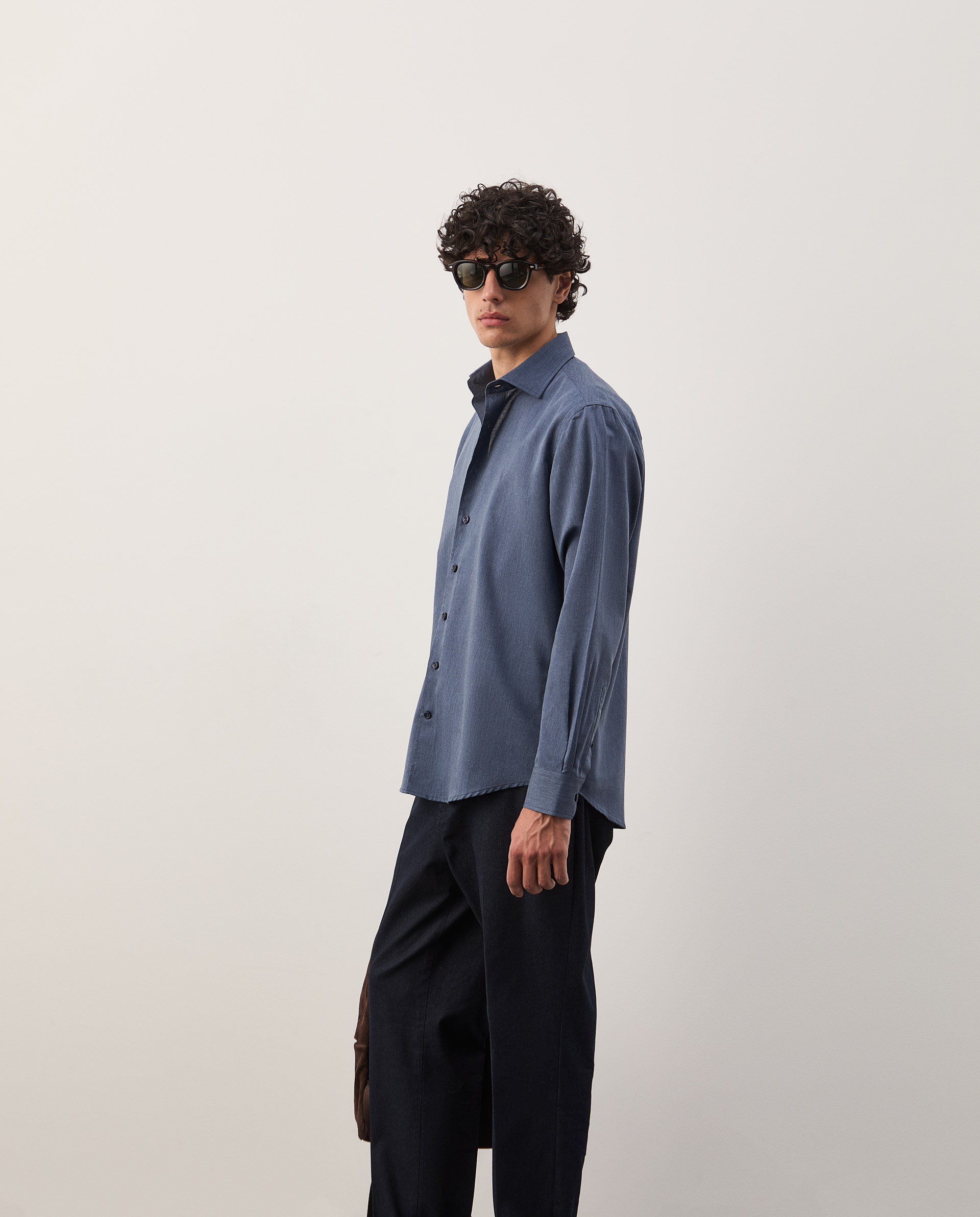 Cotton and lyocell shirt