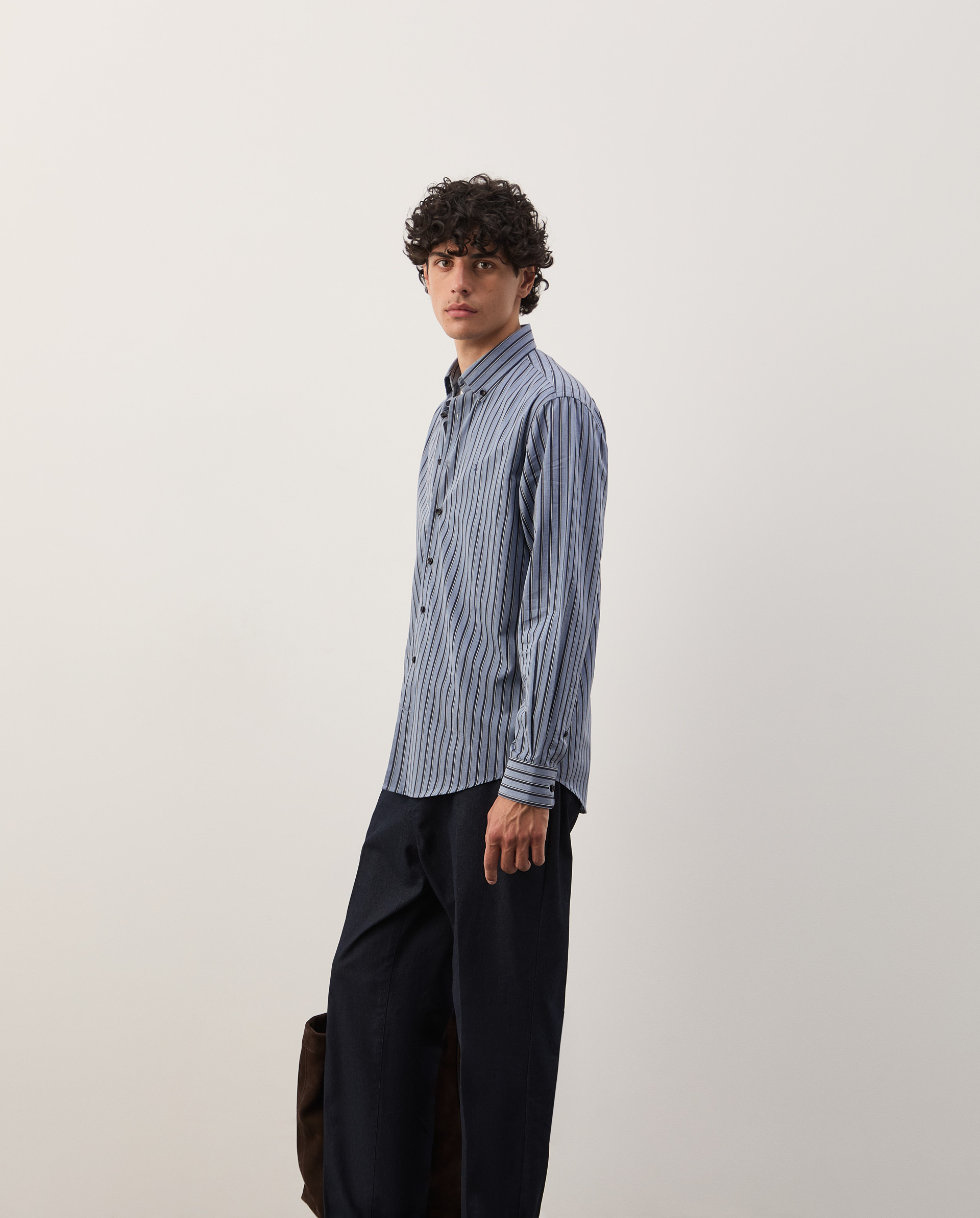 Camisa em algodão e liocel