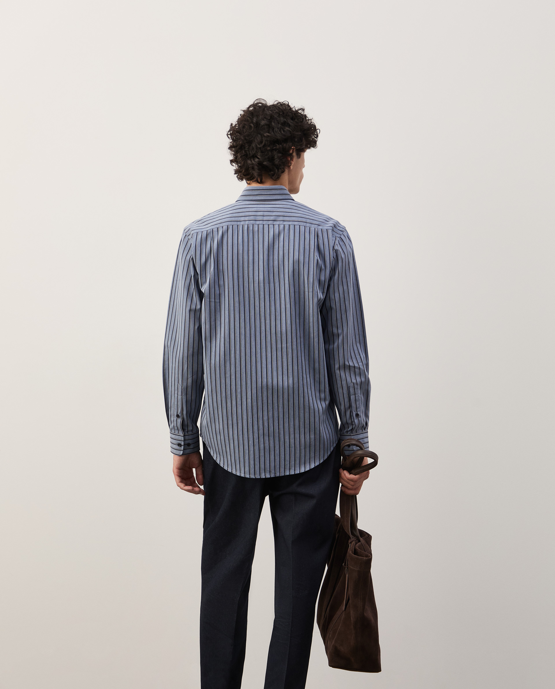 Camisa em algodão e liocel