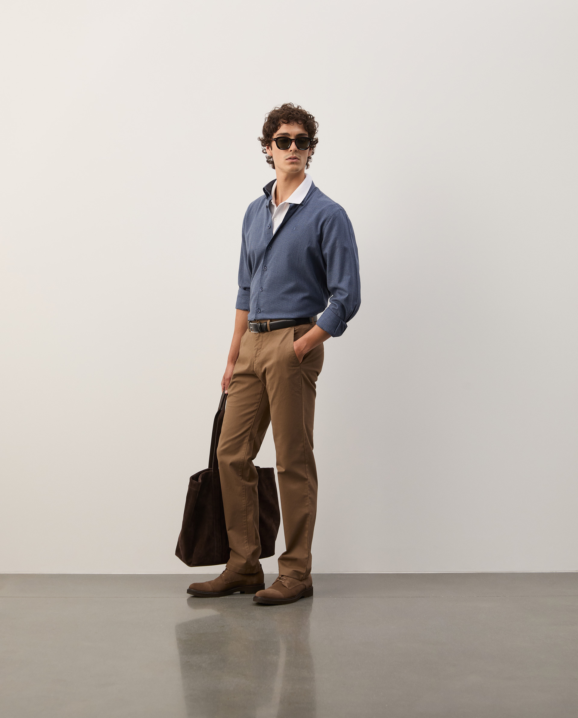 Regular fit chino trousers