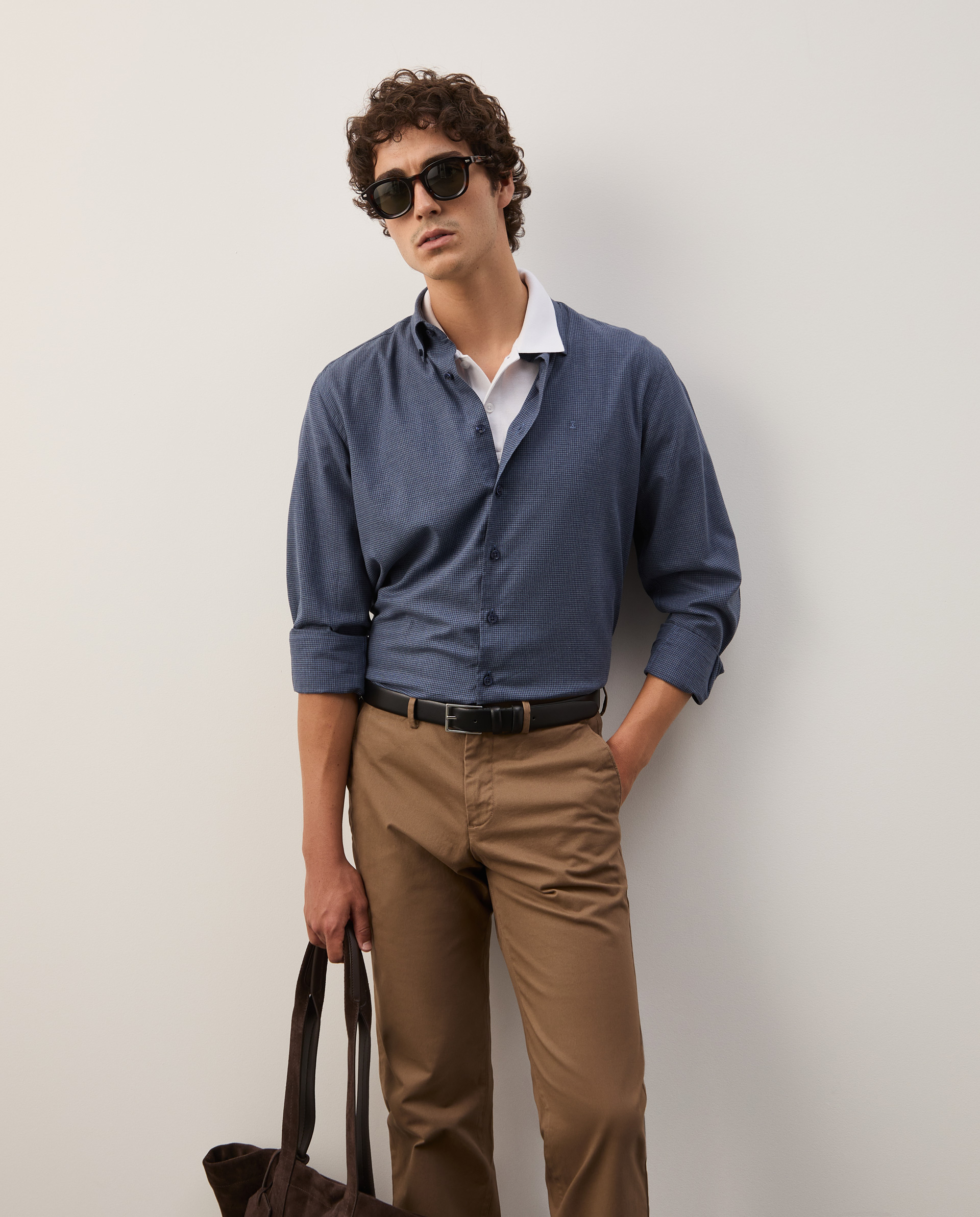 Regular fit chino trousers